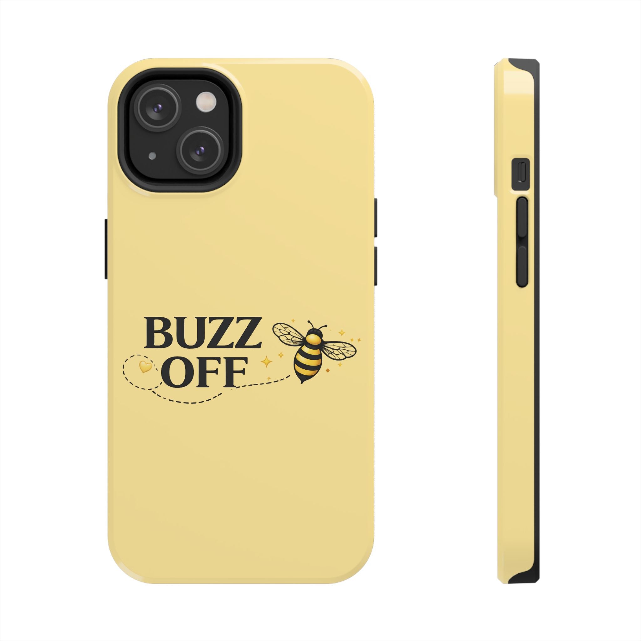 Buzz Off Bee Happy Always Phone Case - Creations by Chris and Carlos