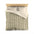 Striped Microfiber Duvet Cover — Soft Neutral Olive & Beige Vertical Stripe Bedding - Creations by Chris and Carlos