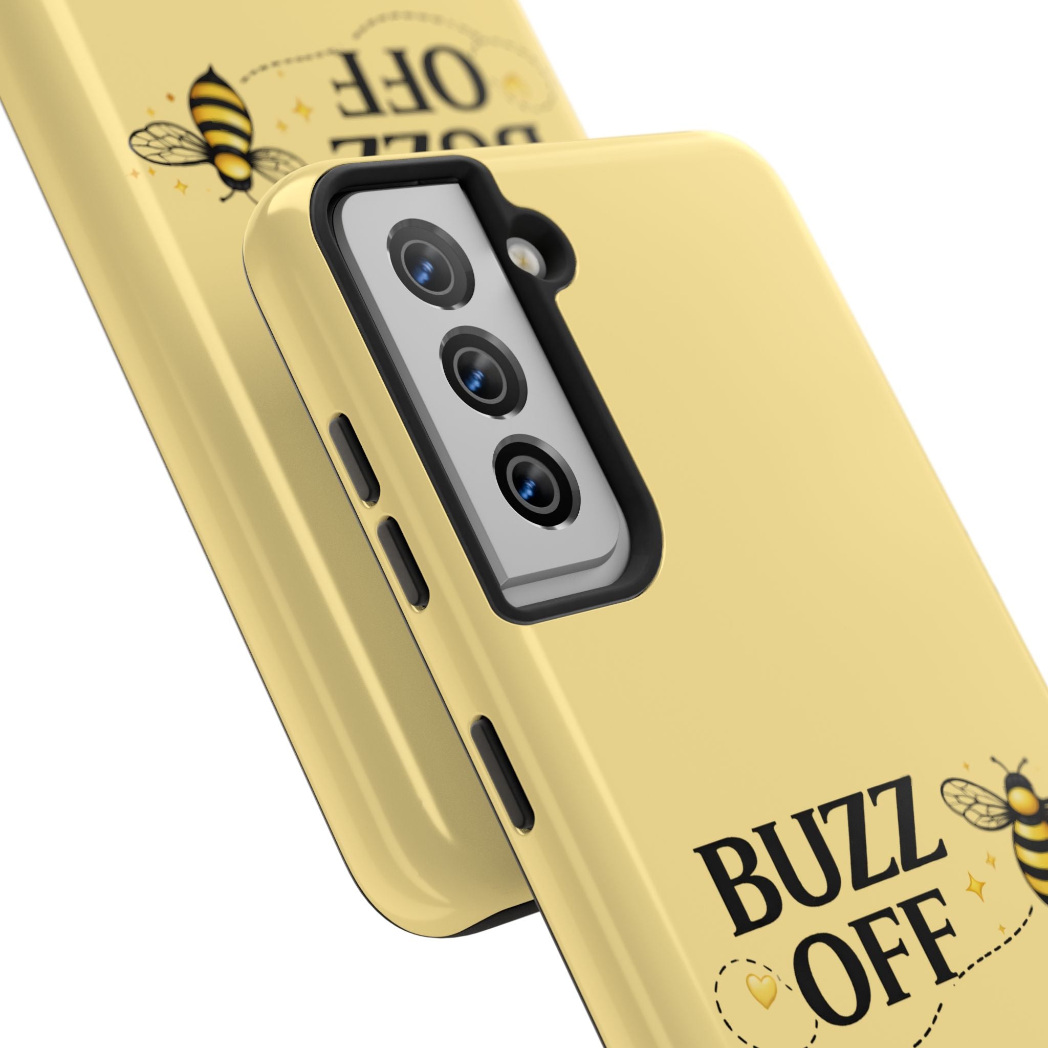 Buzz Off Bee Happy Always Phone Case - Creations by Chris and Carlos