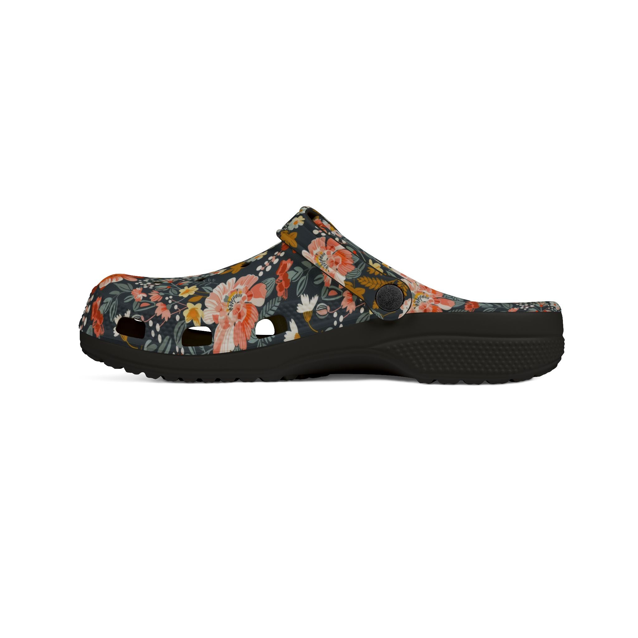 Floral Garden EVA Clogs — Lightweight Waterproof Slip-On Shoes - Creations by Chris and Carlos