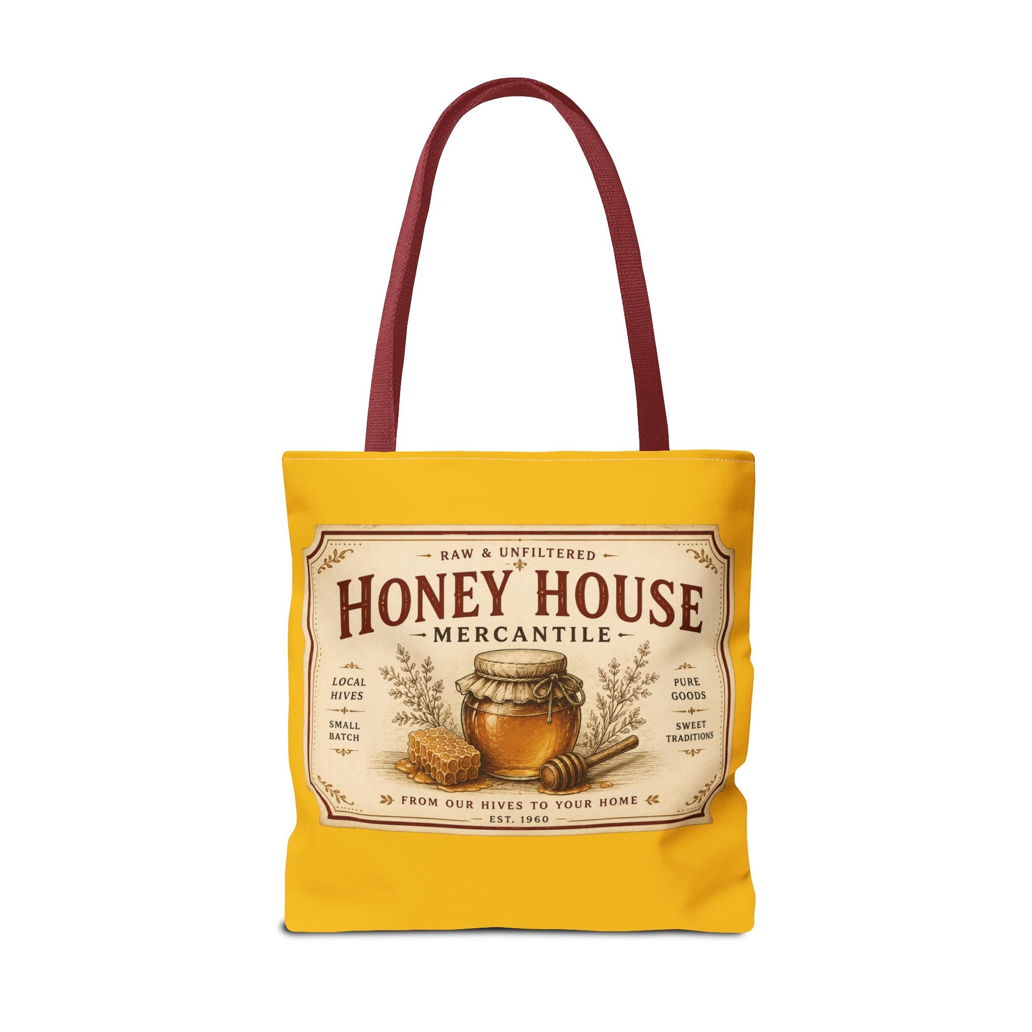 Tote Bag — Honey House Vintage Honey Label Design - Creations by Chris and Carlos