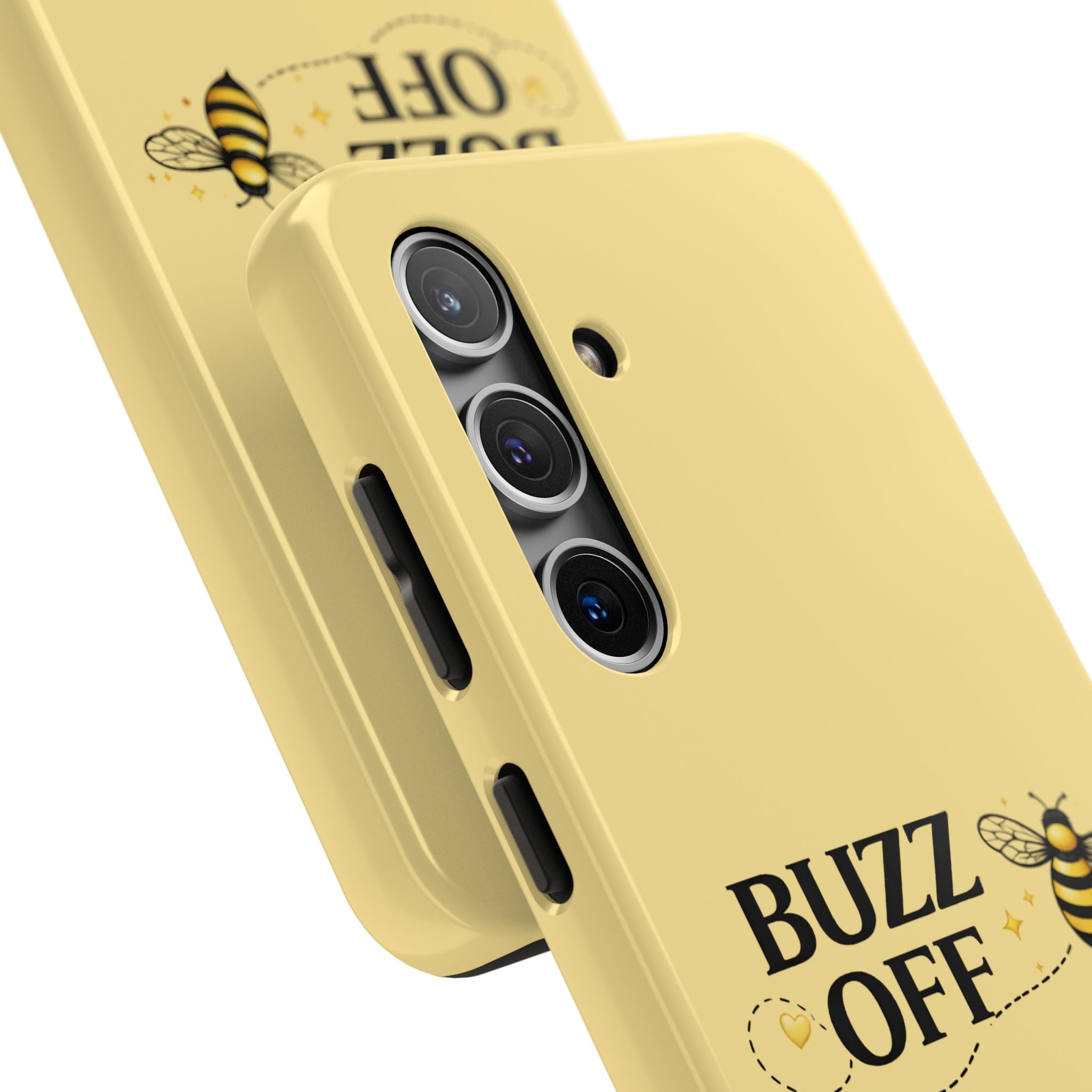Buzz Off Bee Happy Always Phone Case - Creations by Chris and Carlos