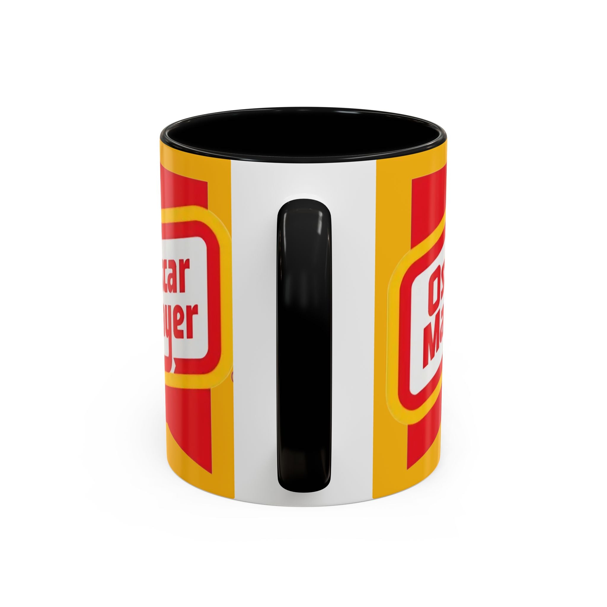 Accent Mug — Retro Oscar Mayer Logo Coffee Cup (11/15 oz) - Creations by Chris and Carlos