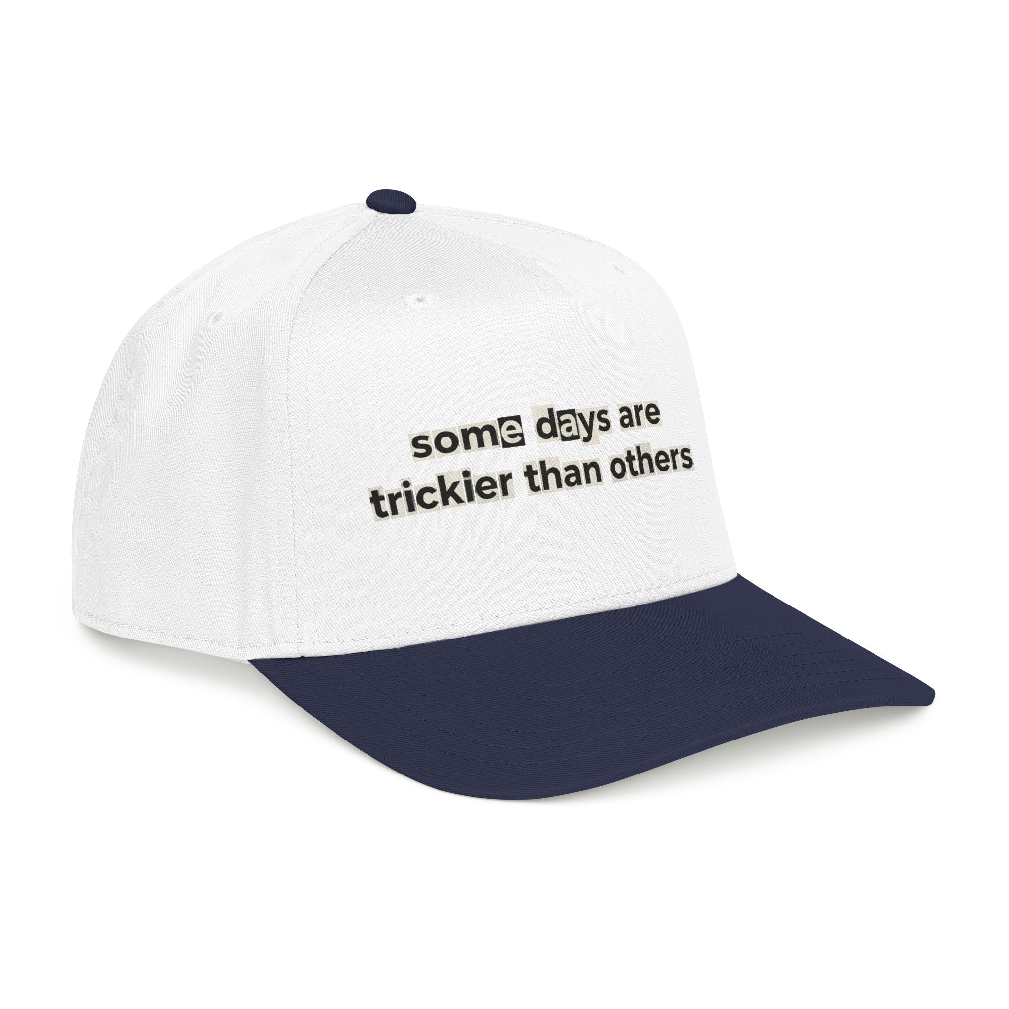 Baseball Cap — "Some Days Are Trickier Than Others" Patch - Creations by Chris and Carlos