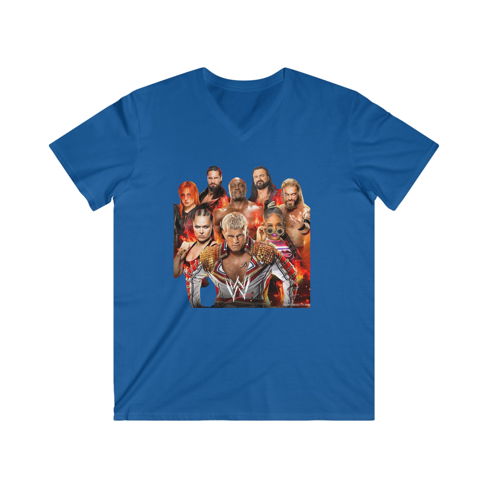 WWE Champions 2023- Unisex Fitted V-Neck Short Sleeve Tee - Creations by Chris and Carlos