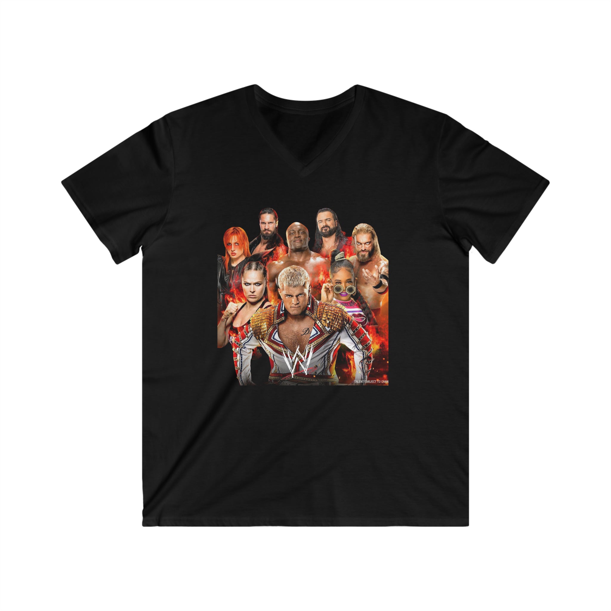 WWE Champions 2023- Unisex Fitted V-Neck Short Sleeve Tee - Creations by Chris and Carlos