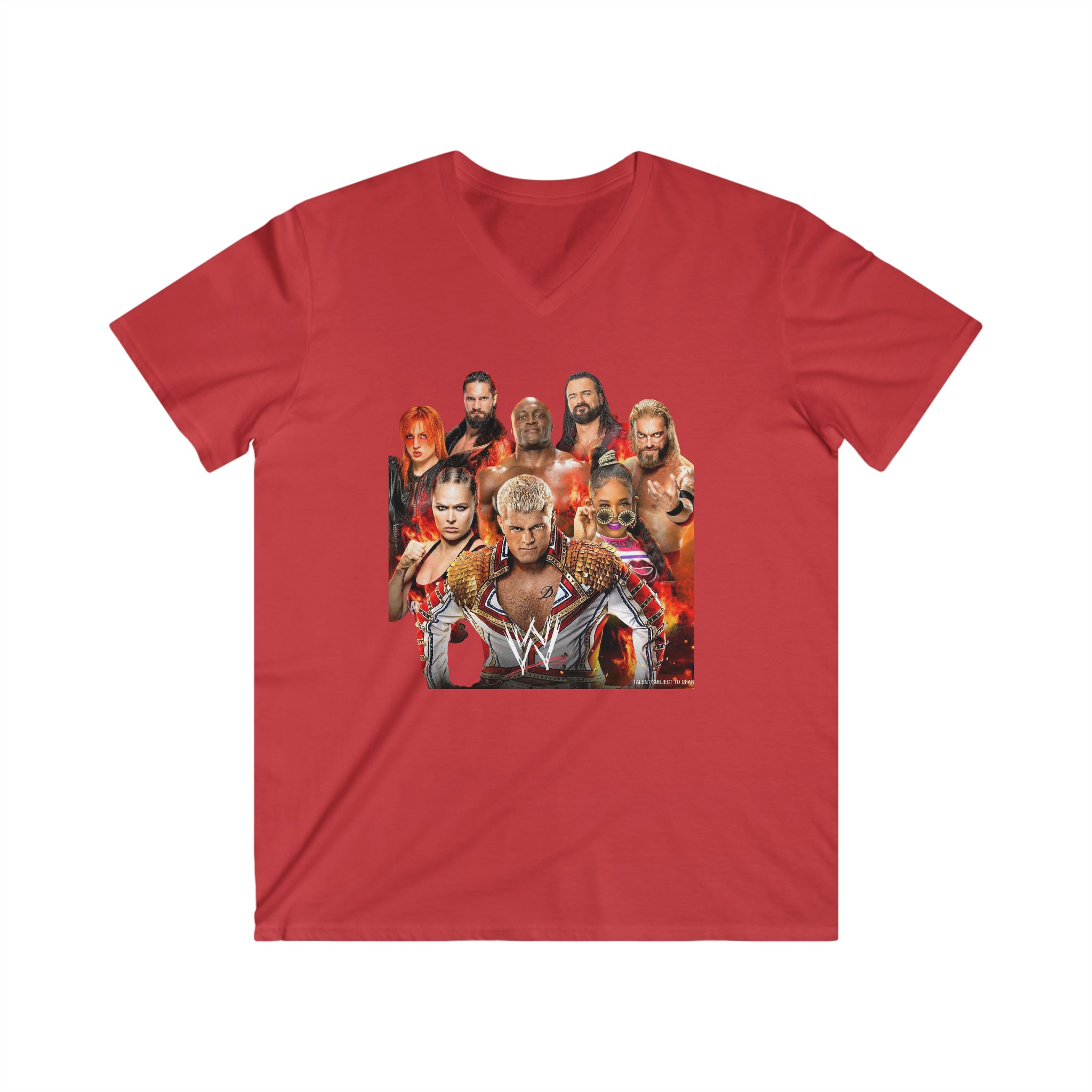 WWE Champions 2023- Unisex Fitted V-Neck Short Sleeve Tee - Creations by Chris and Carlos