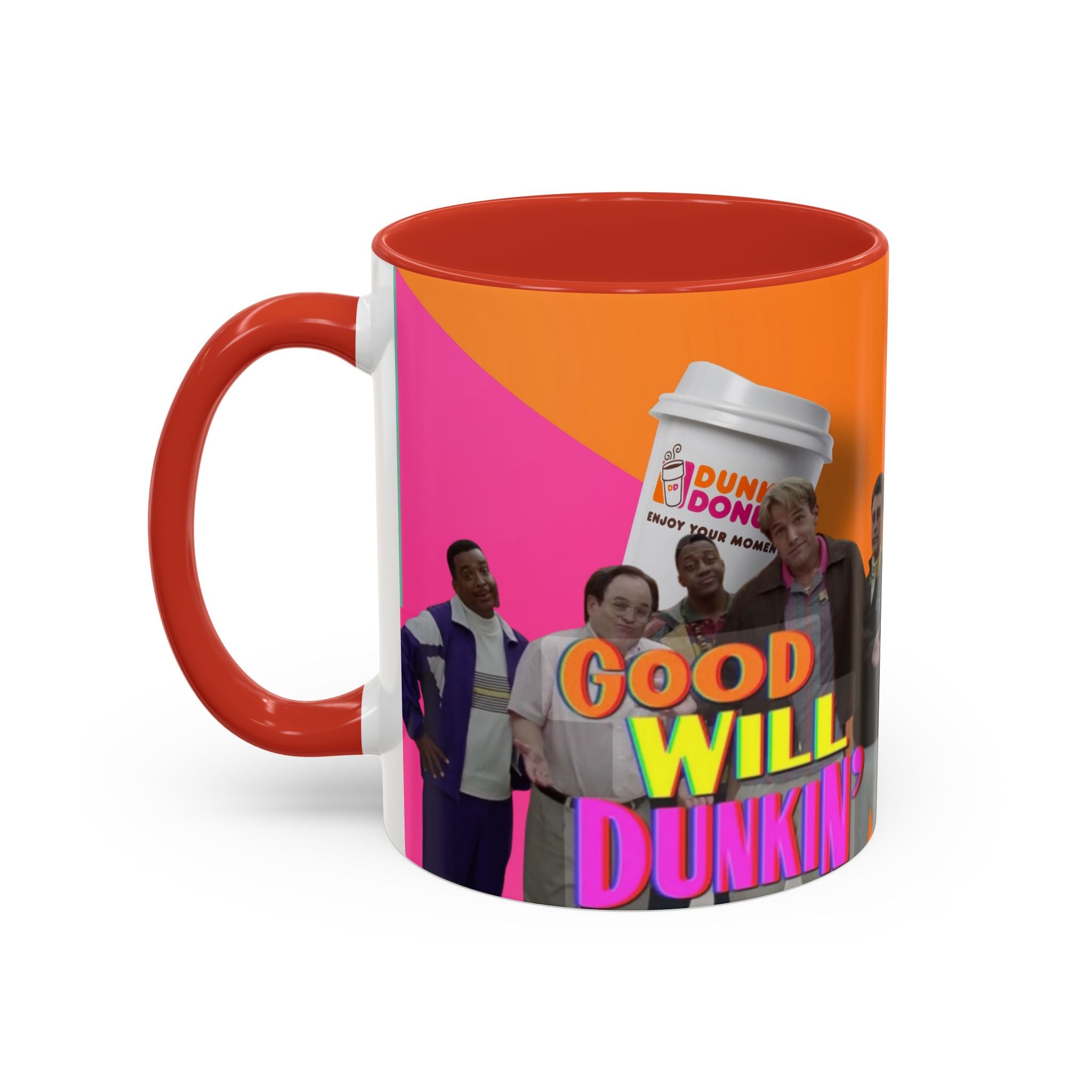 Good Will Dunkin’ Accent Coffee Mug — Funny Pop Culture Quote Coffee Cup (11/15oz) - Creations by Chris and Carlos