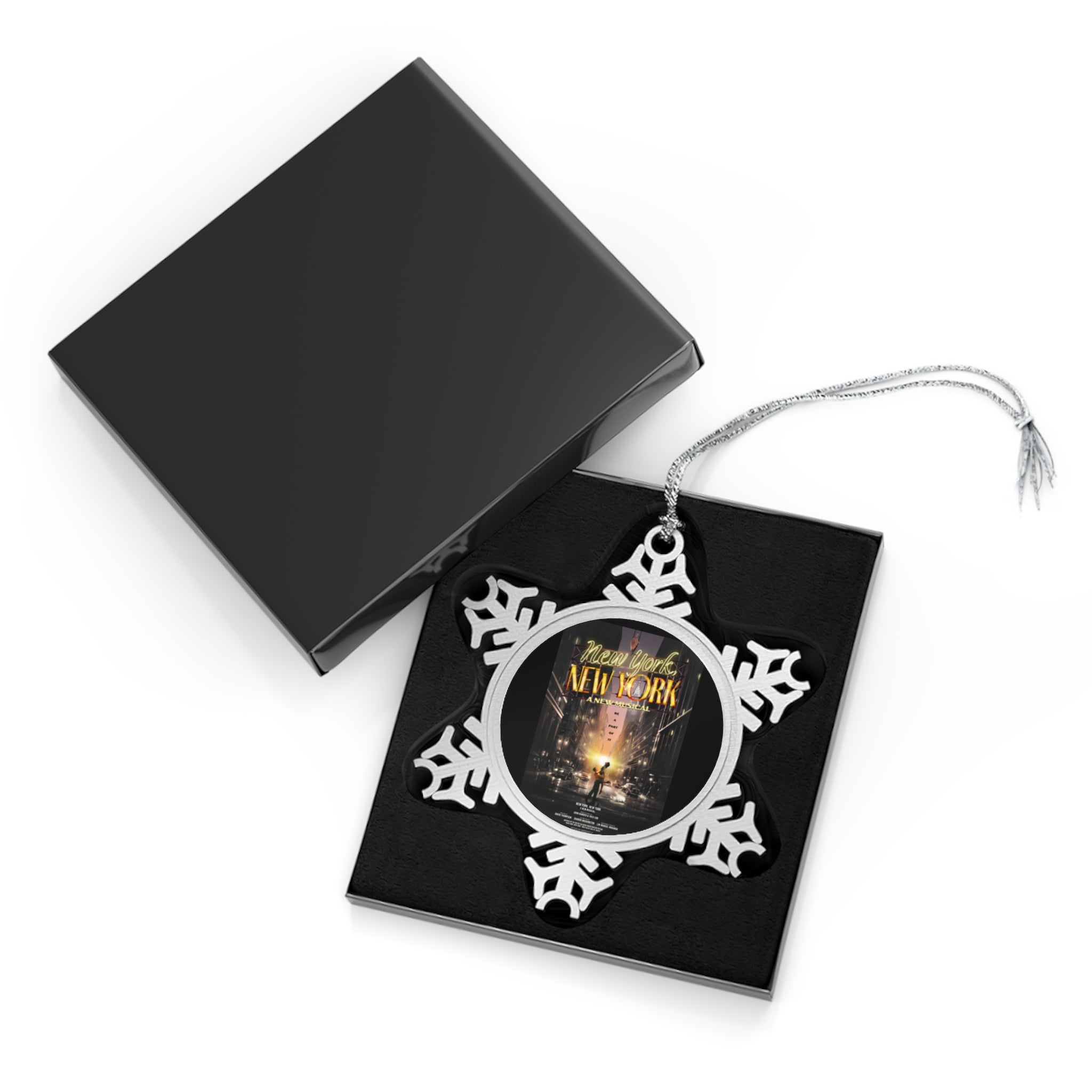 New York, New York- Pewter Snowflake Ornament - Creations by Chris and Carlos