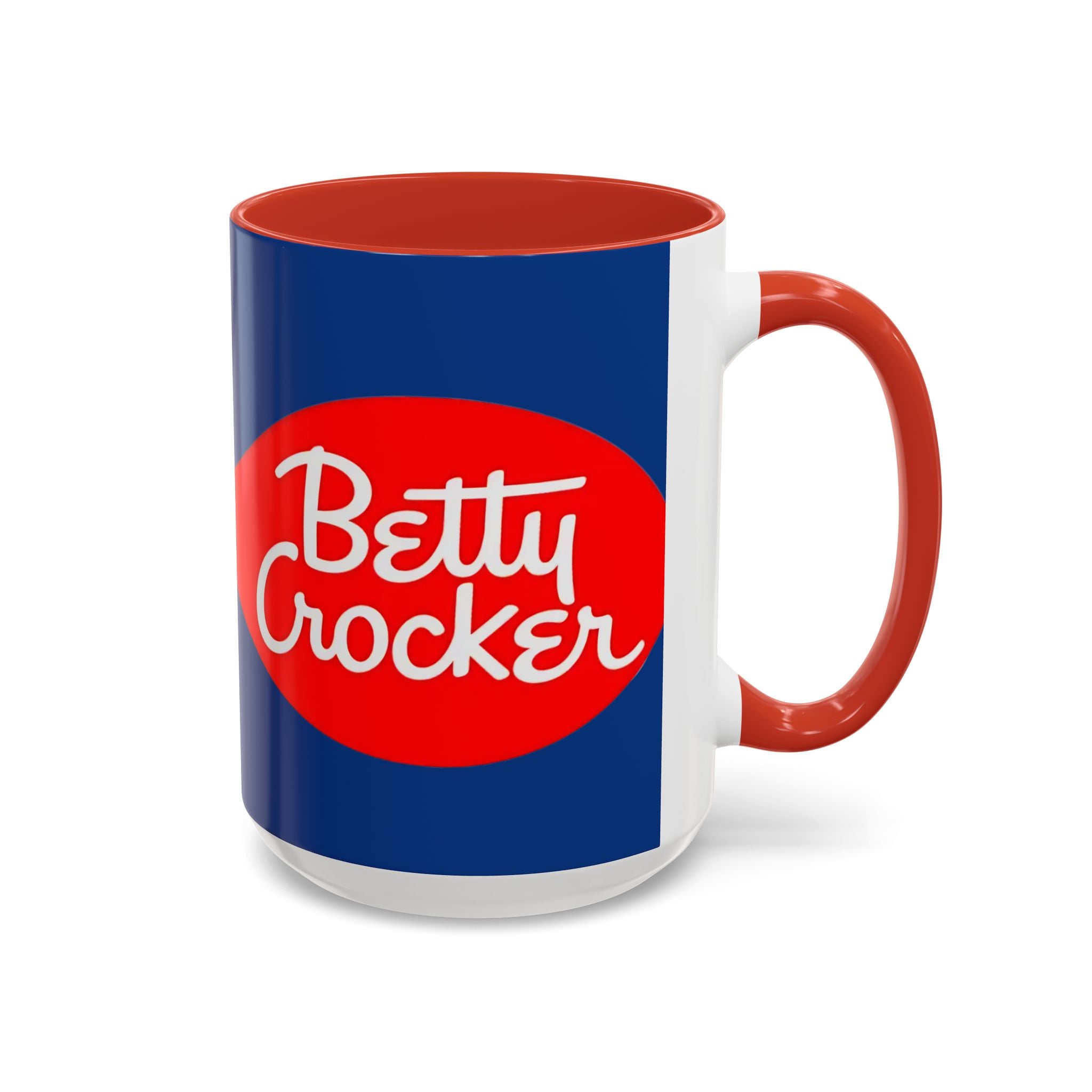 Betty Crocker Logo Accent Coffee Mug — Retro Baking Kitchen Gift (11/15oz) - Creations by Chris and Carlos