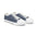 Nautical Anchor Print Men's Low Top Sneakers — Navy Coastal Casual Shoes