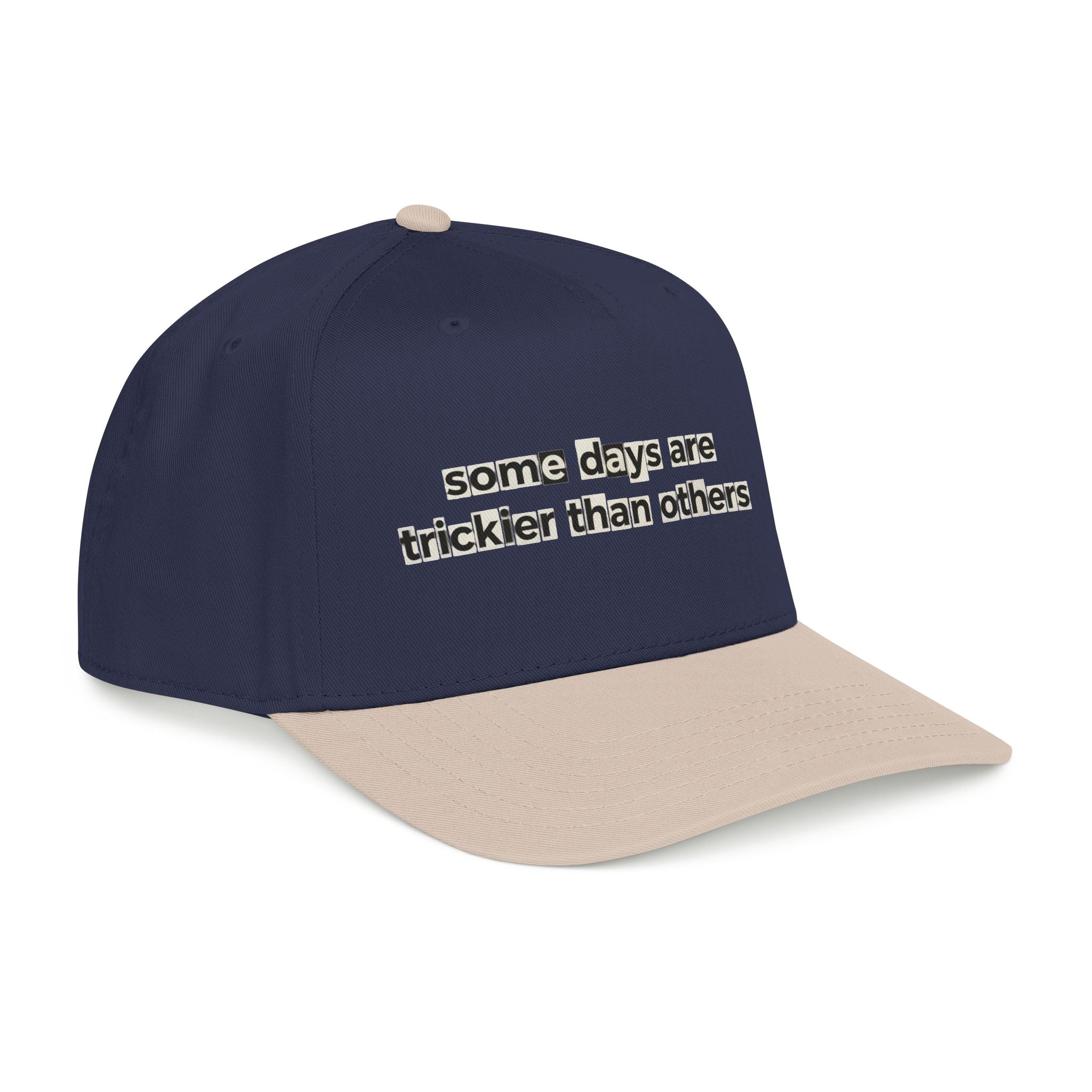 Baseball Cap — "Some Days Are Trickier Than Others" Patch - Creations by Chris and Carlos