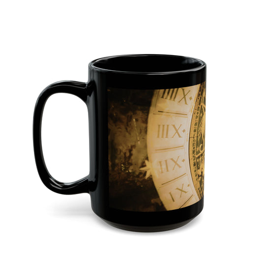 Astrology Spiral Black Mug — Zodiac Wheel Coffee Cup (11oz/15oz) - Creations by Chris and Carlos