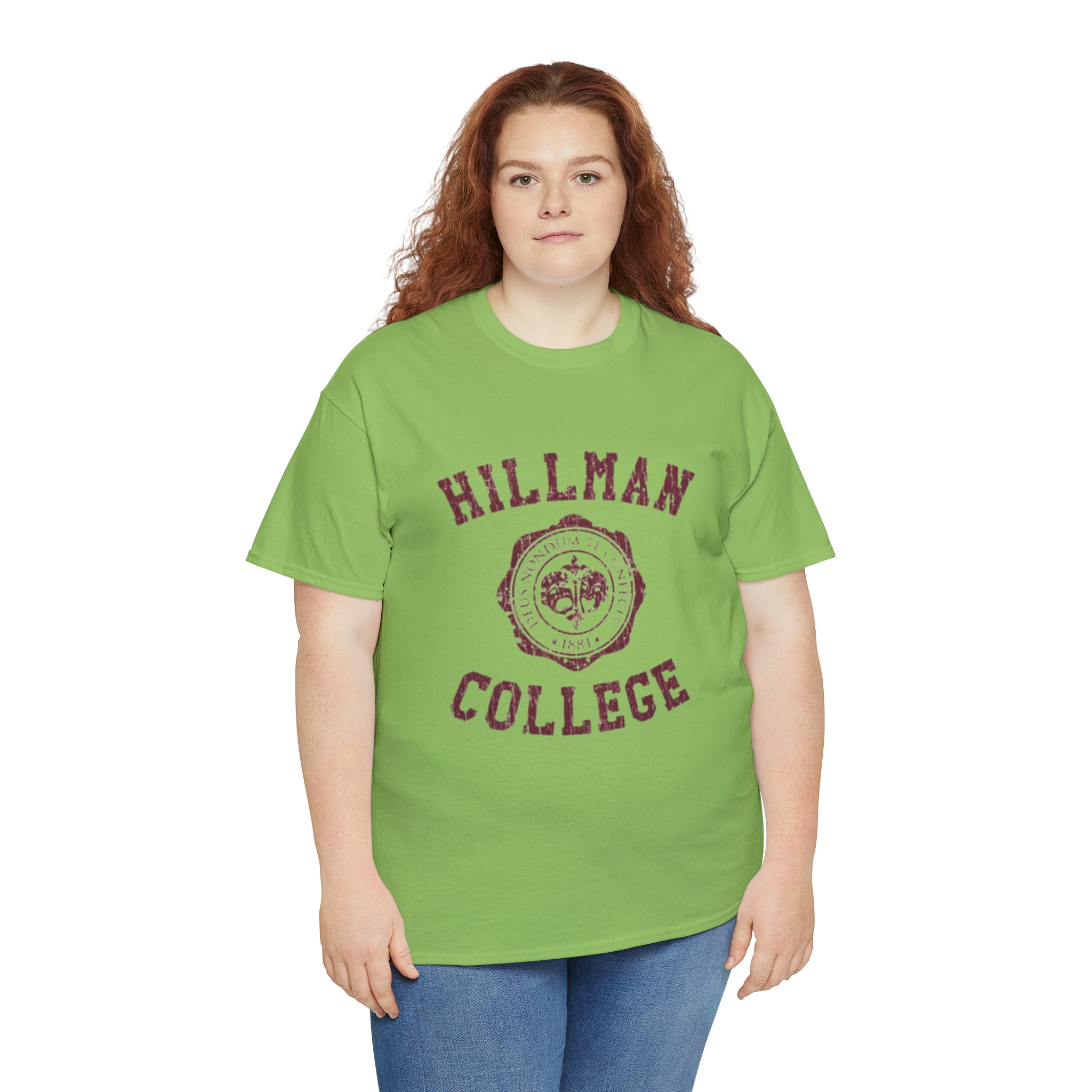 Hillman College- Unisex Heavy Cotton T-Shirt - Creations by Chris and Carlos