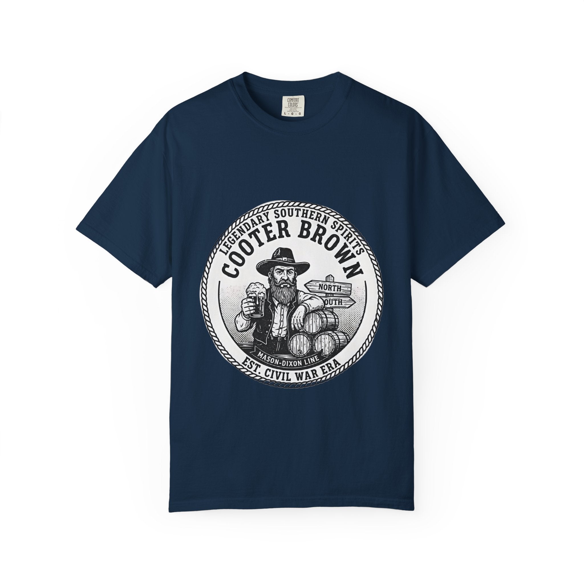 Cooter Brown Vintage Southern Graphic T-Shirt - Creations by Chris and Carlos