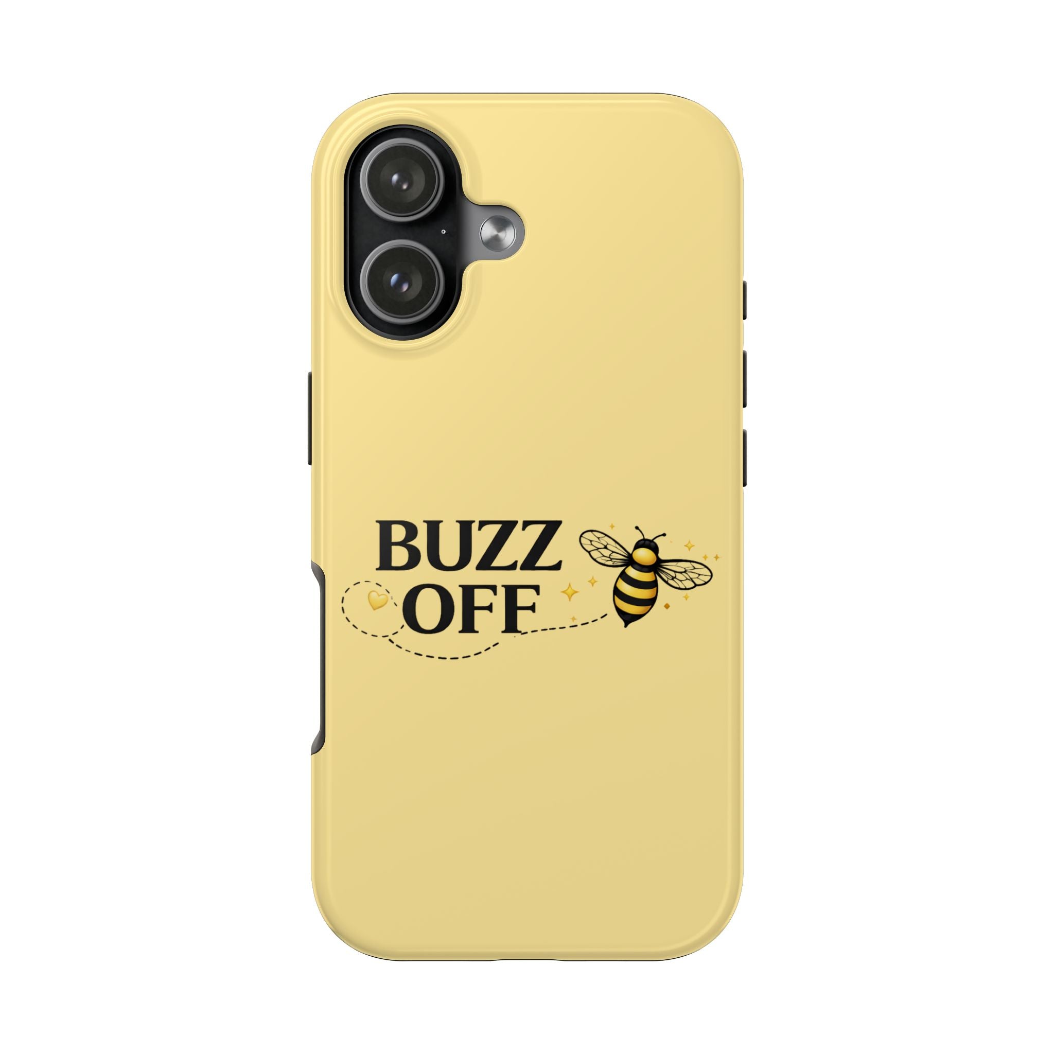 Buzz Off Bee Happy Always Phone Case - Creations by Chris and Carlos