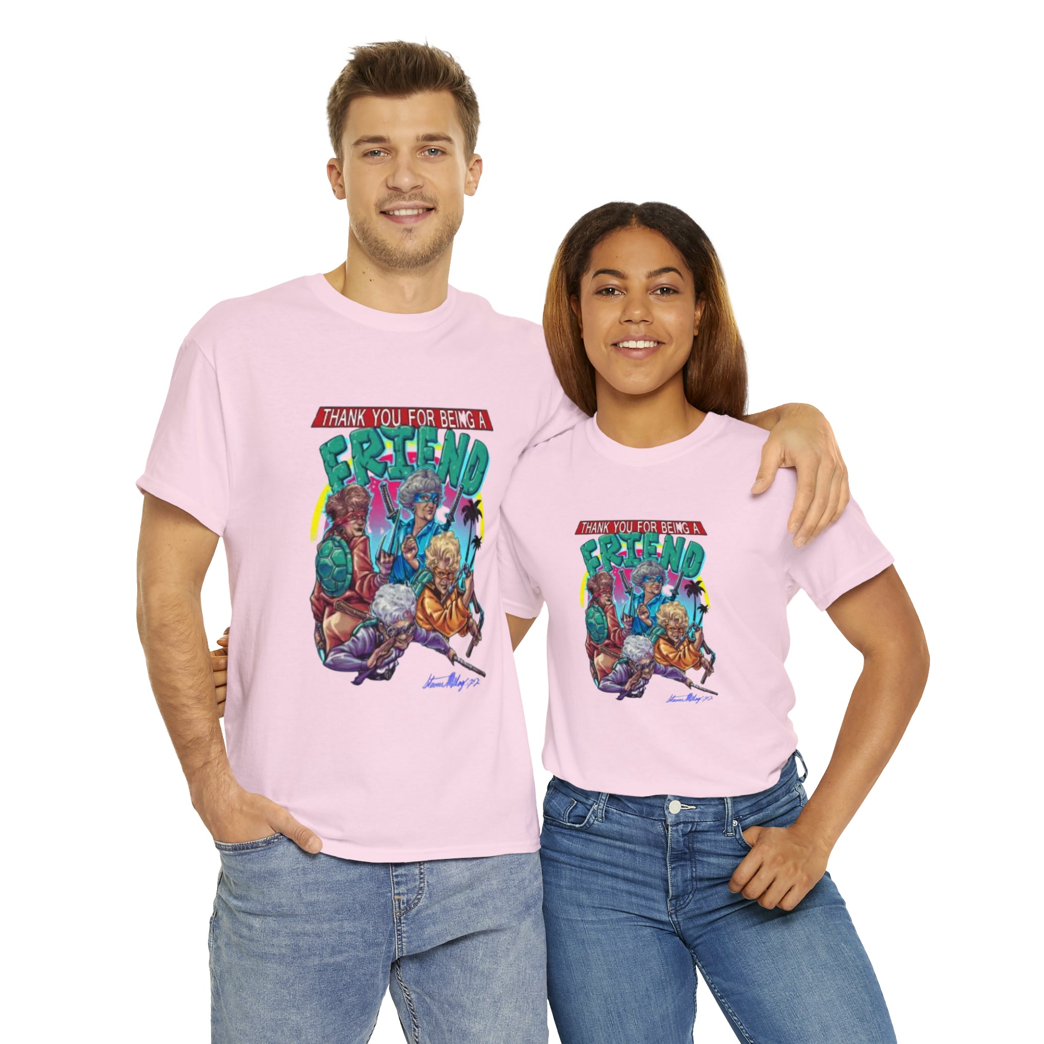 The T-Shirtnage Mutant Ninja Turtles- Unisex Heavy Cotton T-Shirt - Creations by Chris and Carlos
