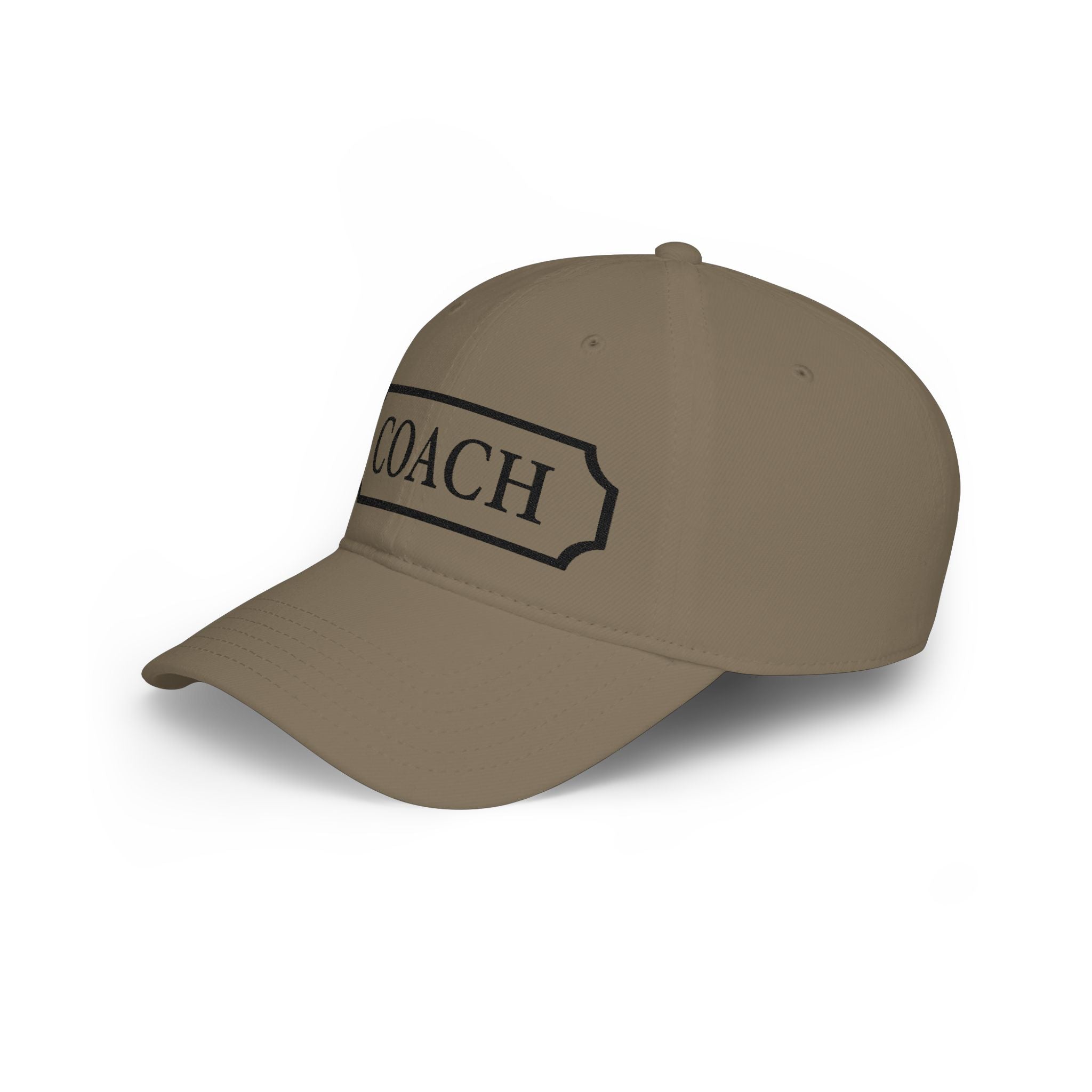 Coach Baseball Cap — Embroidered Low Profile Coach Hat for Sports Coaches & Team Gifts - Creations by Chris and Carlos