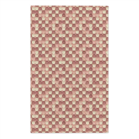 Prism Point Athletic Collection Pink Honeycomb Rally Towel — 11x18 Microfiber Sport Towel - Creations by Chris and Carlos