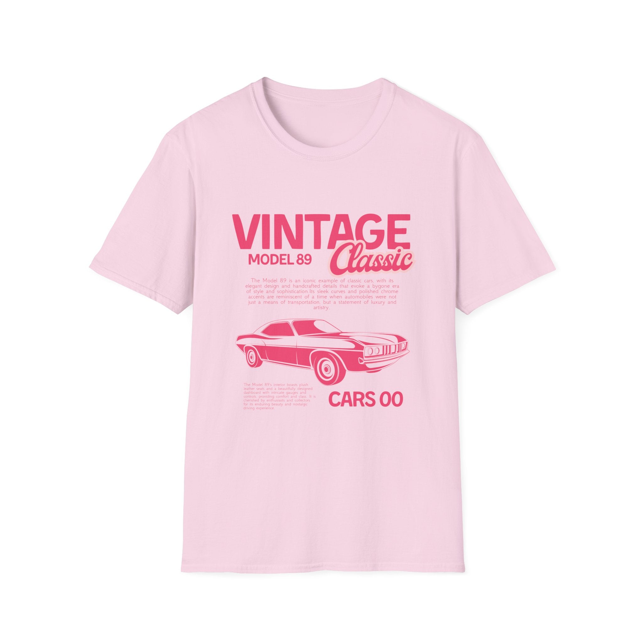 Vintage Classic Car T-Shirt — Retro Muscle Car Graphic Tee - Creations by Chris and Carlos