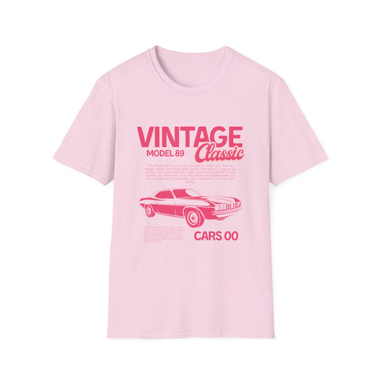 Vintage Classic Car T-Shirt — Retro Muscle Car Graphic Tee - Creations by Chris and Carlos