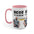 On Patrol Live Dont Mess Garo Brown- Accent Mugs