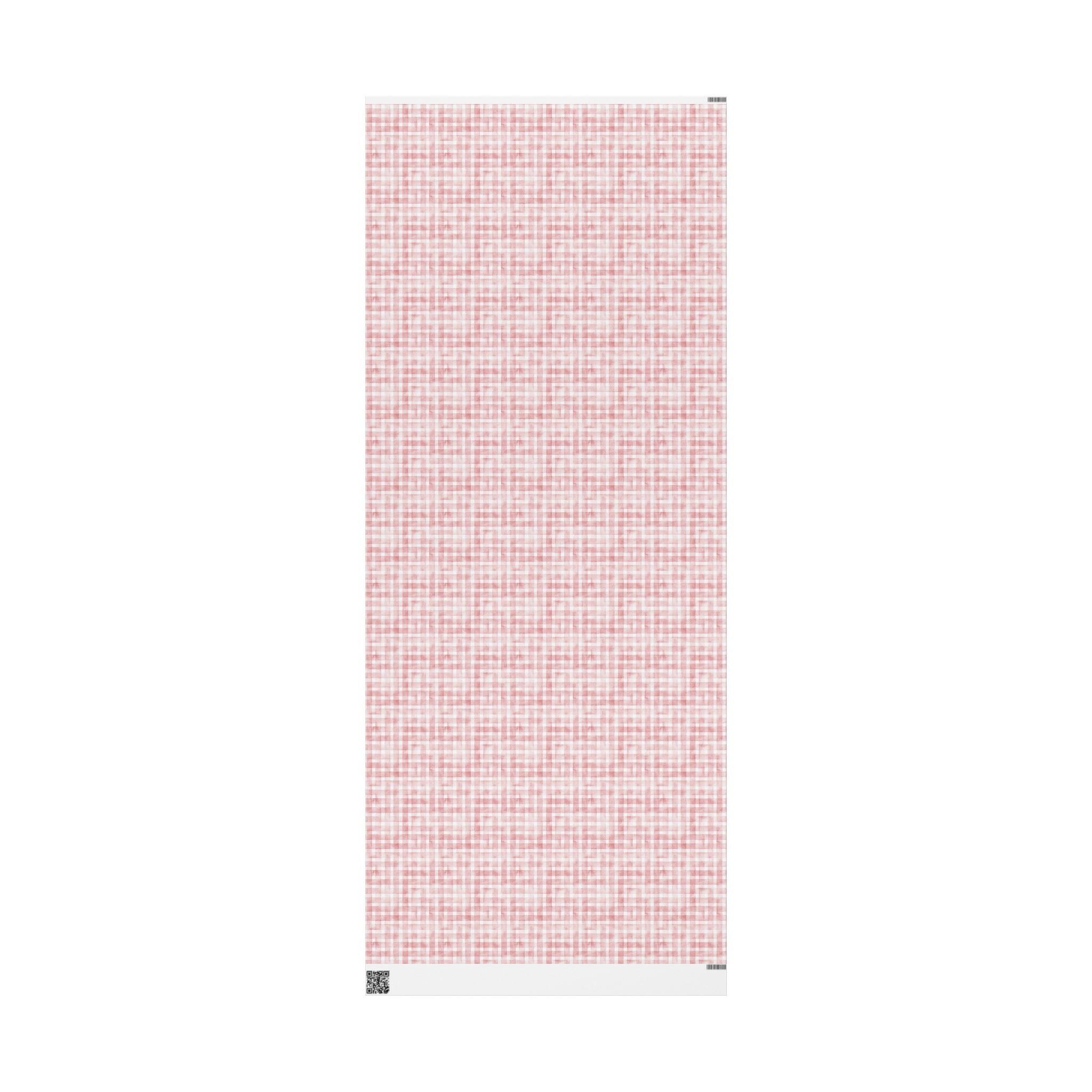 Pink Buffalo Check Wrapping Paper Roll — Classic Gingham Gift Wrap for Birthdays, Baby Showers, and Bridal Showers - Creations by Chris and Carlos