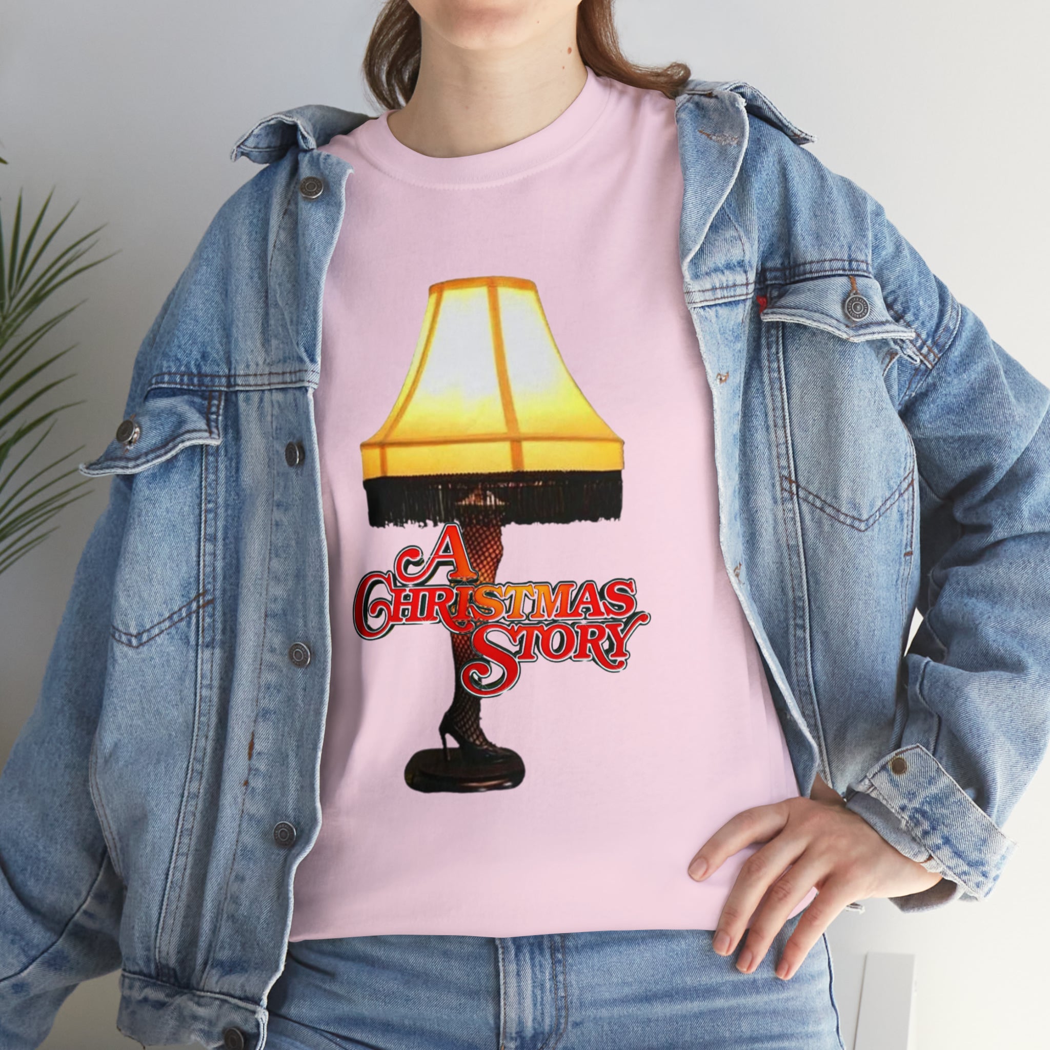 A Christmas Story- Leg Lamp Unisex Heavy Cotton T-Shirt - Creations by Chris and Carlos