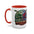 Hockey Rivalry TV Show Accent Coffee Mug — 'Heated Rivalry' Team Crest Design