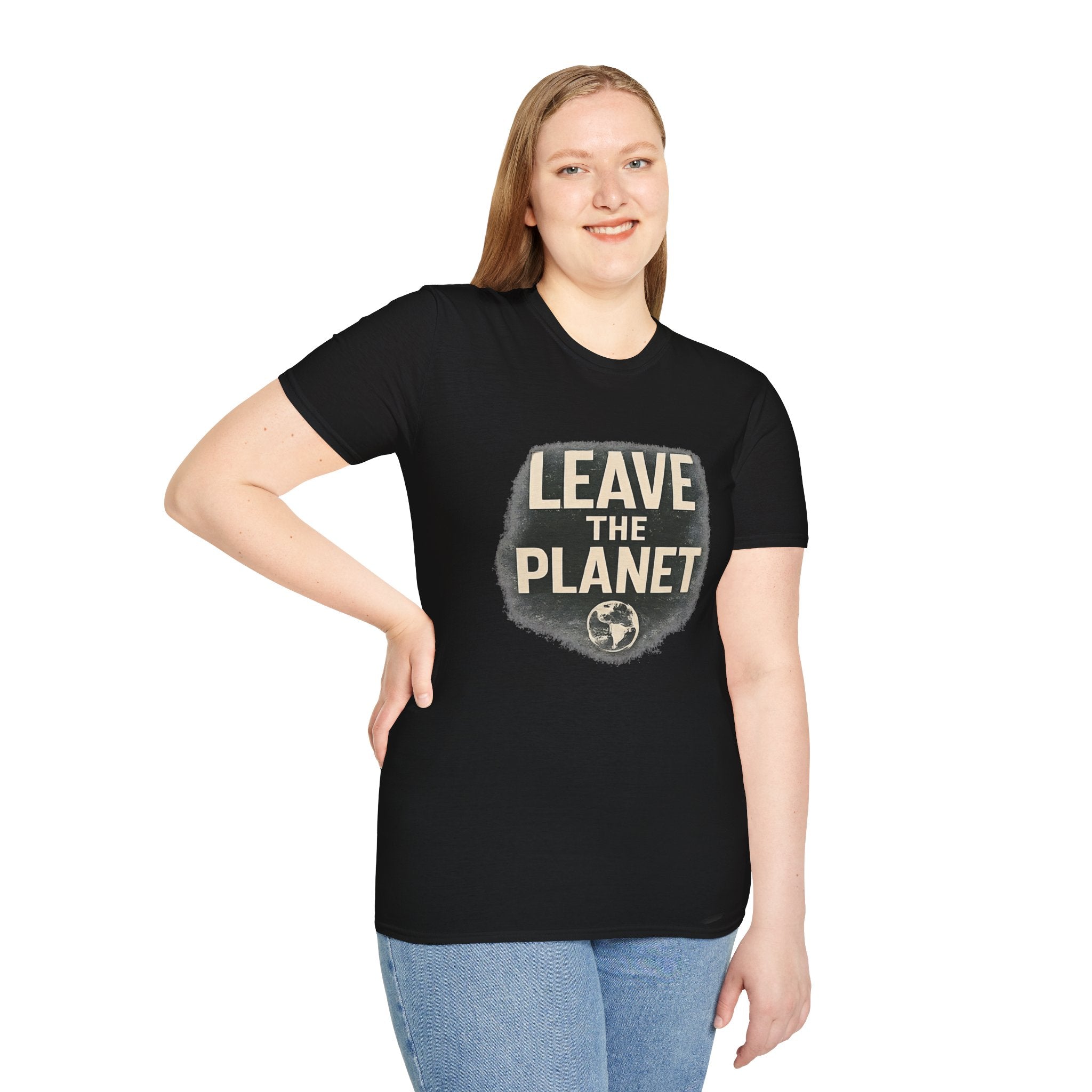 Leave the Planet T‑Shirt – Retro Space Graphic Tee - Creations by Chris and Carlos