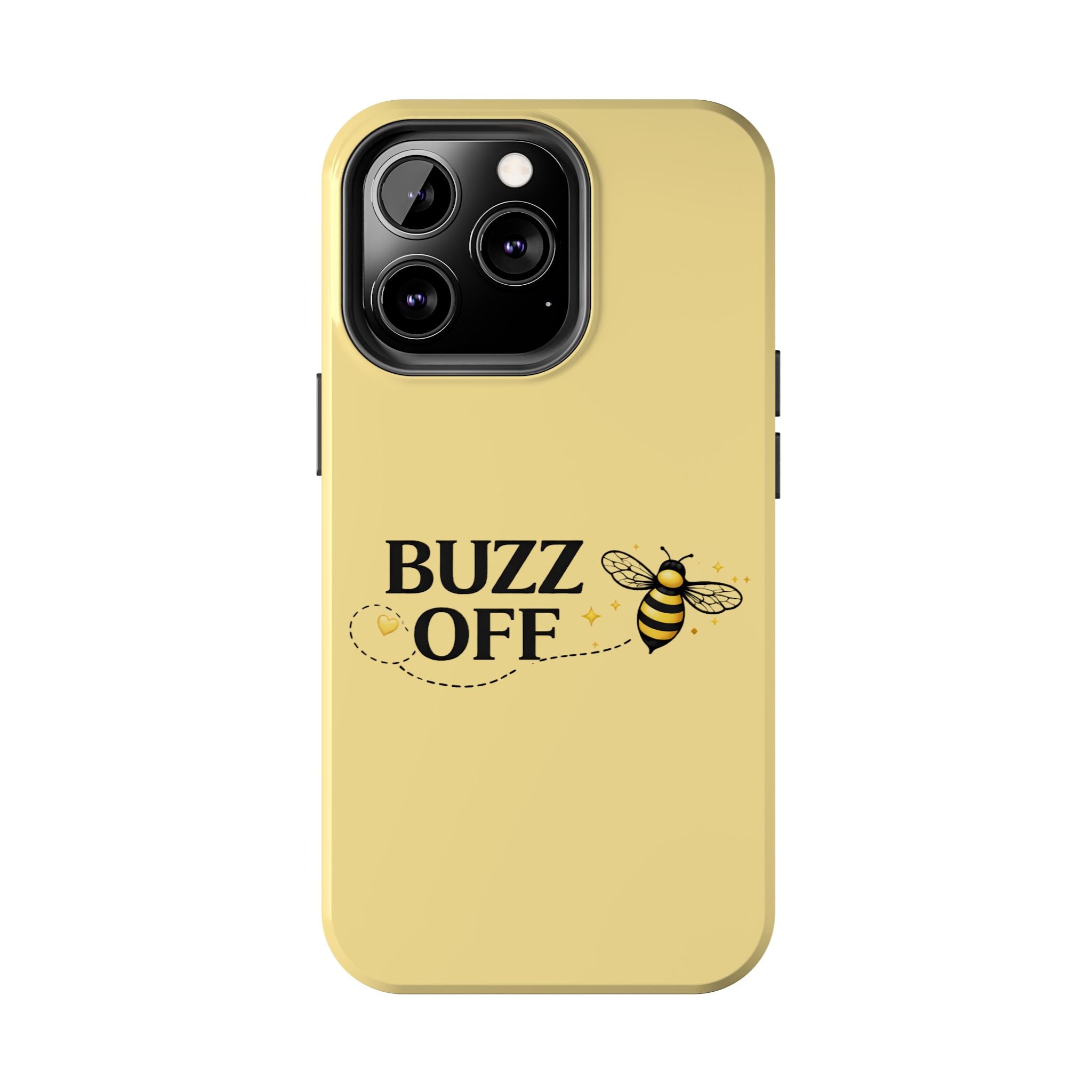 Buzz Off Bee Happy Always Phone Case - Creations by Chris and Carlos