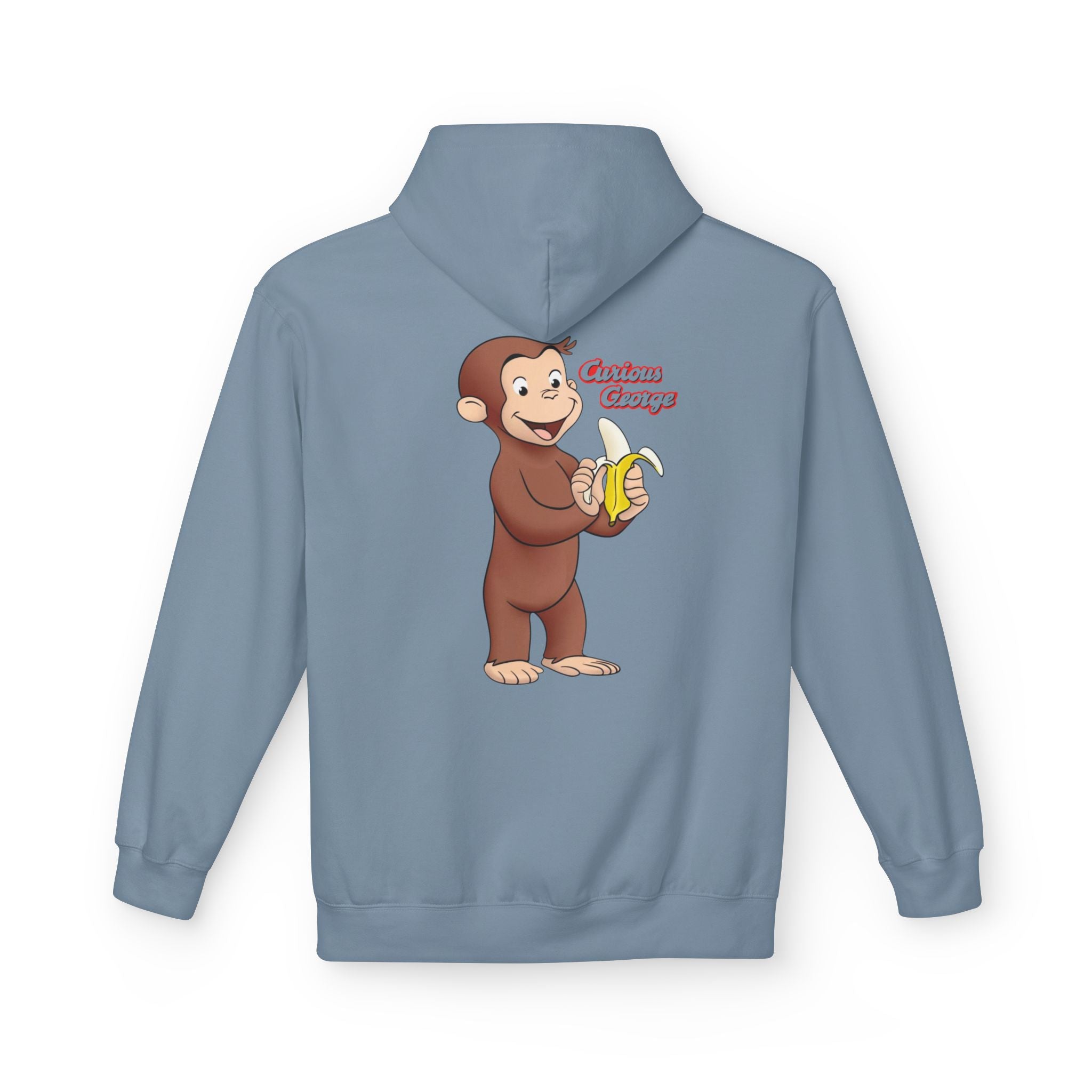 Hoodie — Curious George "Curious Monkey" Banana Graphic Fleece Hoodie - Creations by Chris and Carlos
