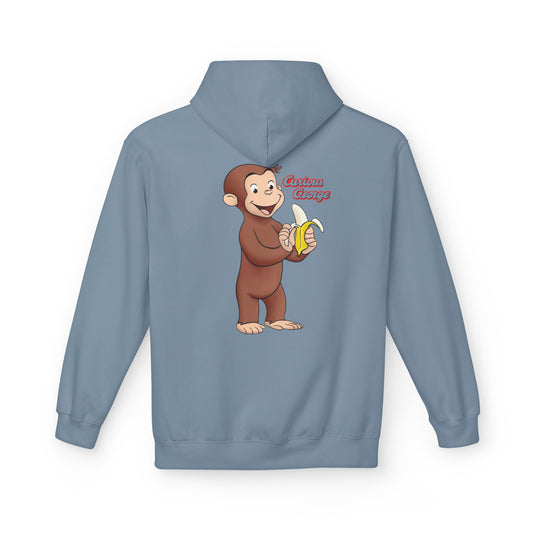 Hoodie — Curious George "Curious Monkey" Banana Graphic Fleece Hoodie - Creations by Chris and Carlos