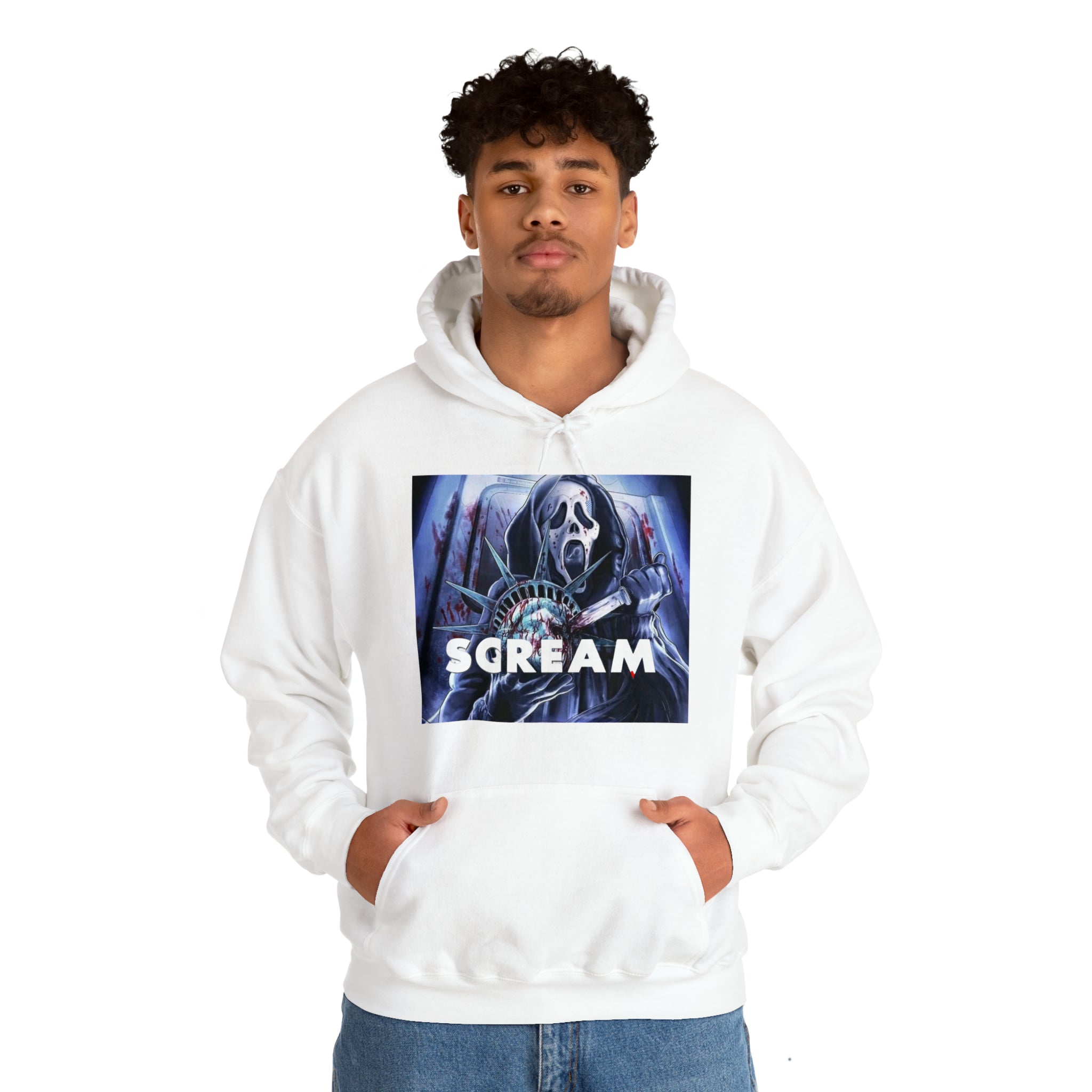 Scream- Unisex Heavy Blend™ Hooded Sweatshirt - Creations by Chris and Carlos