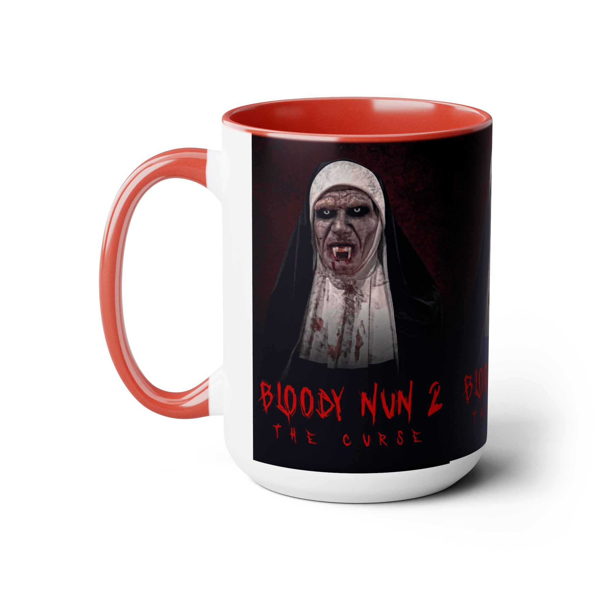 The Nun 2- Two-Tone Coffee Mugs, 15oz - Creations by Chris and Carlos