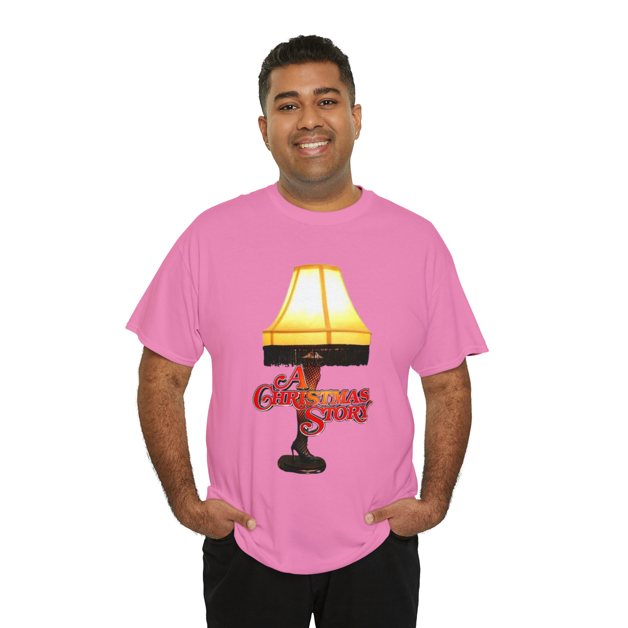 A Christmas Story- Leg Lamp Unisex Heavy Cotton T-Shirt - Creations by Chris and Carlos