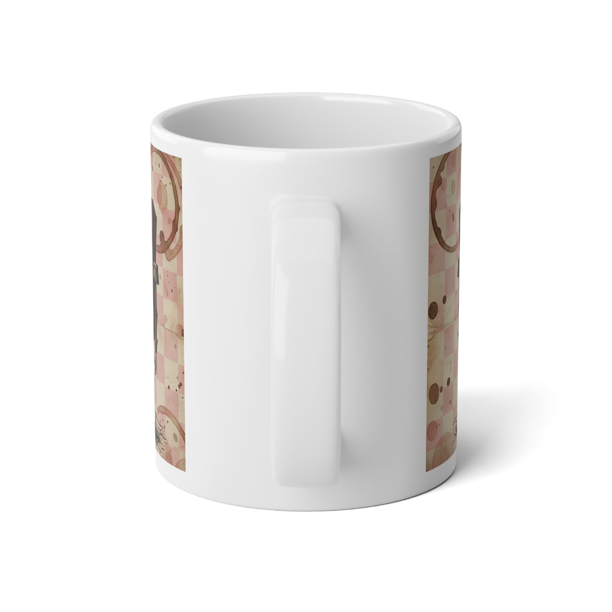 20oz Jumbo Mug — Vintage Steampunk Playing Card Robot Coffee Cup - Creations by Chris and Carlos