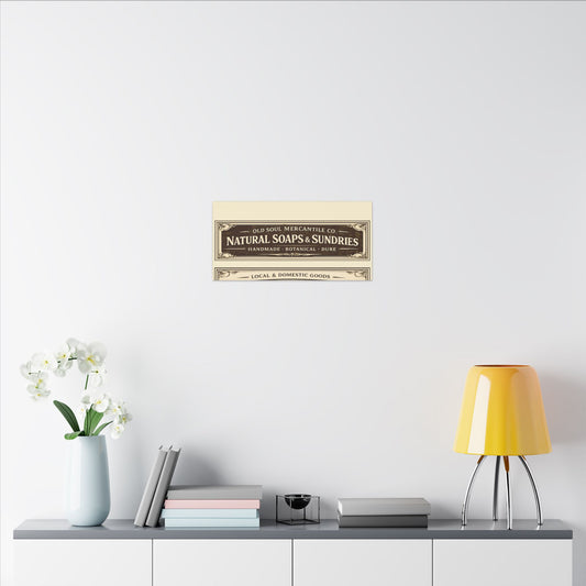 Natural Soaps & Sundries Canvas Wall Art - Creations by Chris and Carlos