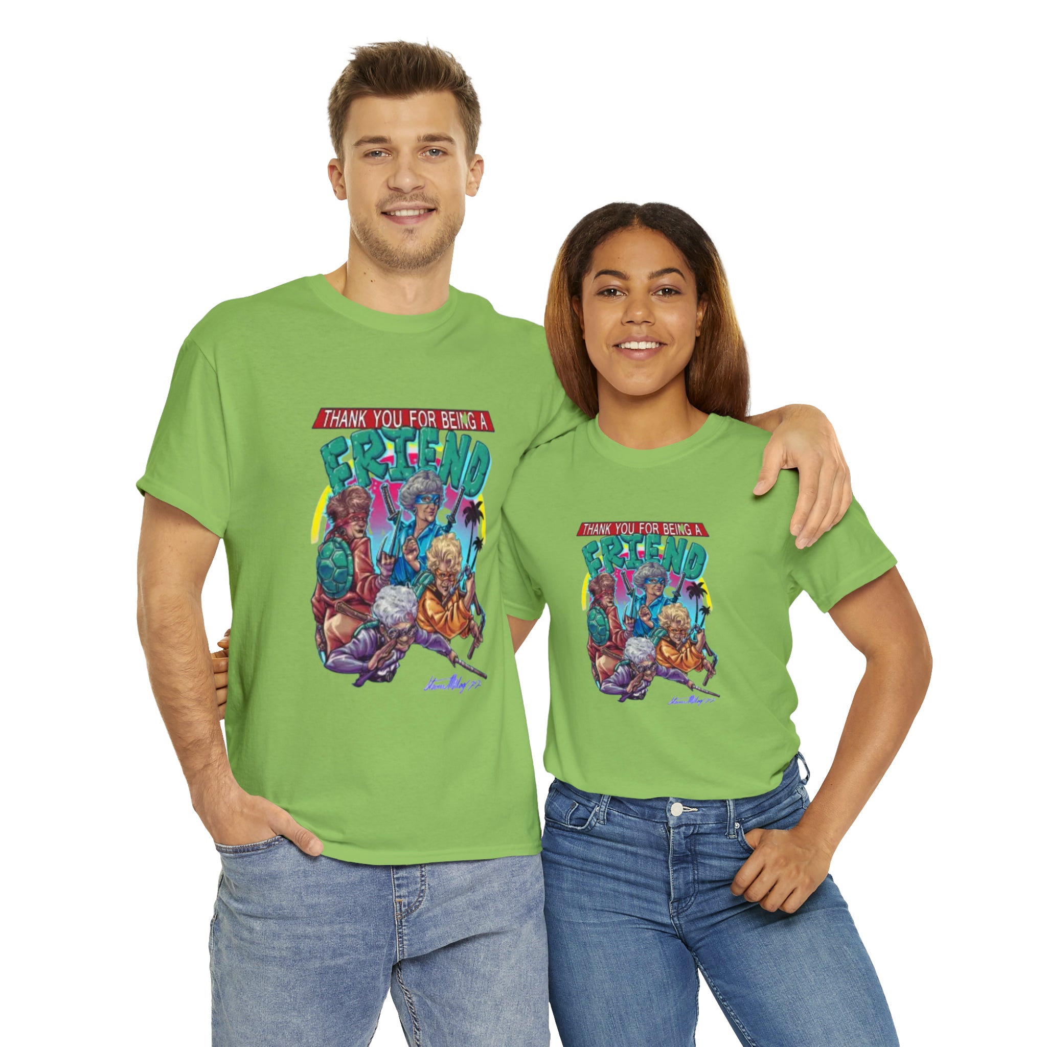 The T-Shirtnage Mutant Ninja Turtles- Unisex Heavy Cotton T-Shirt - Creations by Chris and Carlos