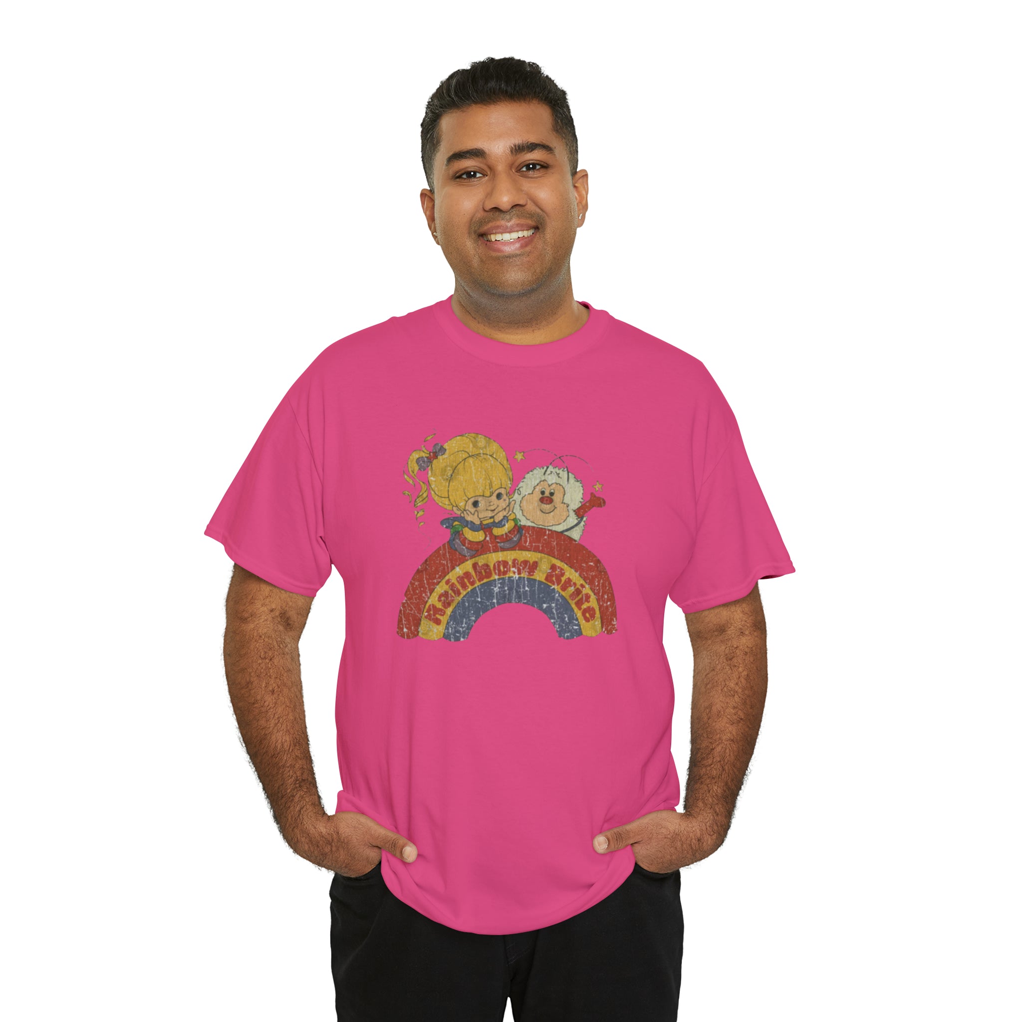 Rainbow Bright- Unisex Heavy Cotton T-Shirt - Creations by Chris and Carlos