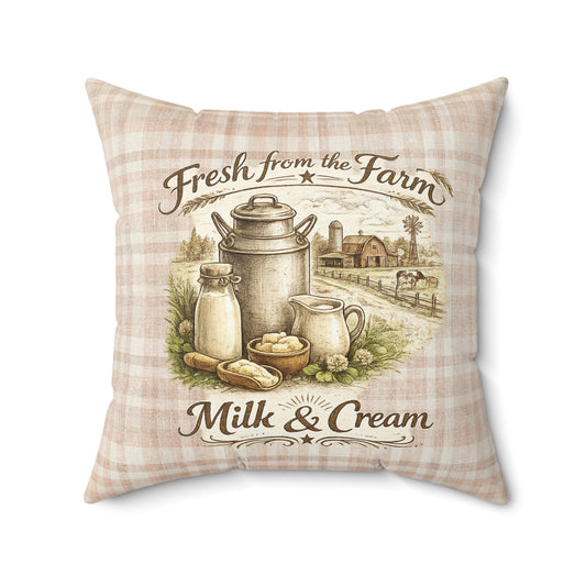 Old Soul Harvest™ Heirloom Plaid Throw Pillow - Throw Pillow from Old Soul Harvest Campfire Circle