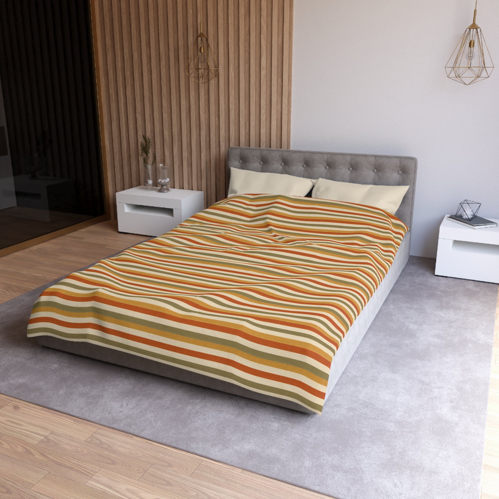 Old Soul Harvest™ Harvest Stripe Duvet Cover - Duvet Cover from the Old Soul Harvest Bedding collection