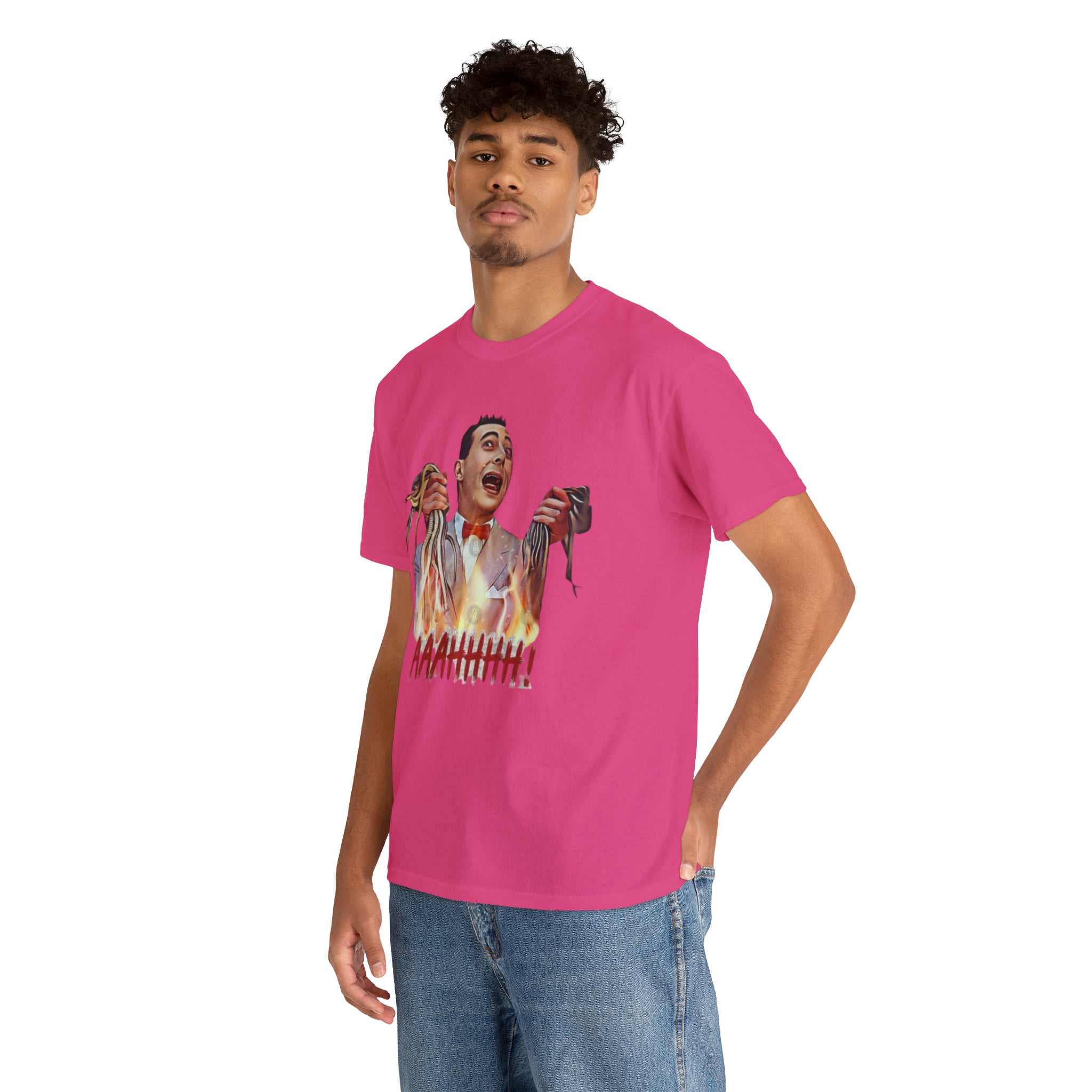 Pee Wee Herman-  Unisex Heavy Cotton T-Shirt - Creations by Chris and Carlos
