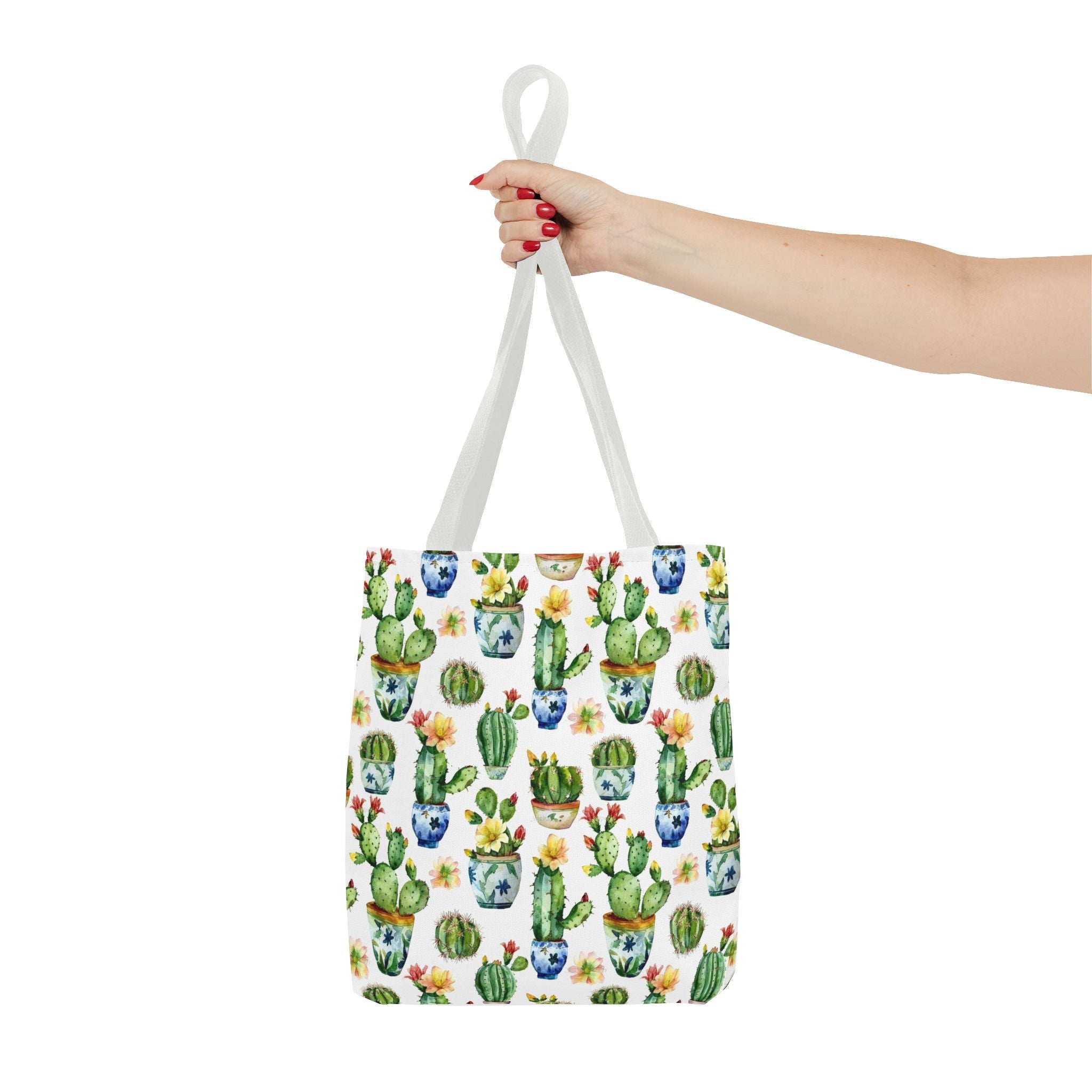 Sol y Alegría (Sun and Joy) Collection- Cactus Succulent Pattern Microfiber Blanket Soft Velveteen Throw for Home & Garden Lovers Cactus Watercolor Tote Bag – Floral Potted Succulent Pattern All-Over Print - Creations by Chris and Carlos