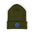 Classic Pan-Am Airlines Cuffed Beanie with Embroidered Logo, Cozy Winter Hat