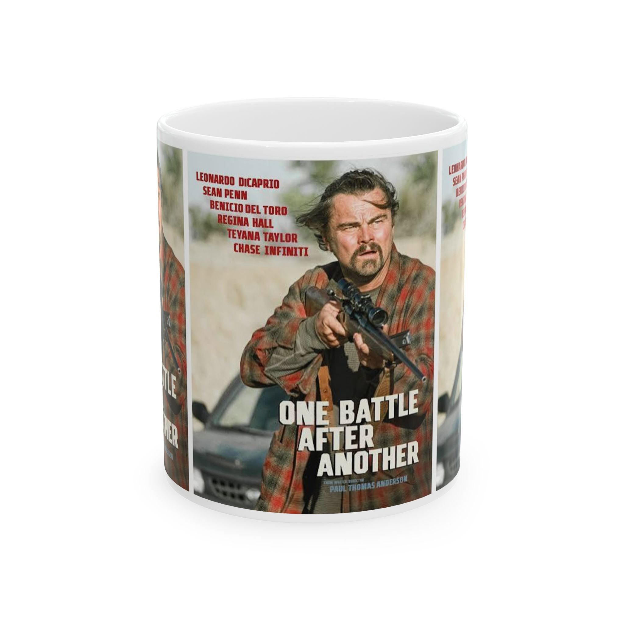 Mug — 'One Battle After Another' Action Movie Photo Mug (11oz & 15oz) - Creations by Chris and Carlos