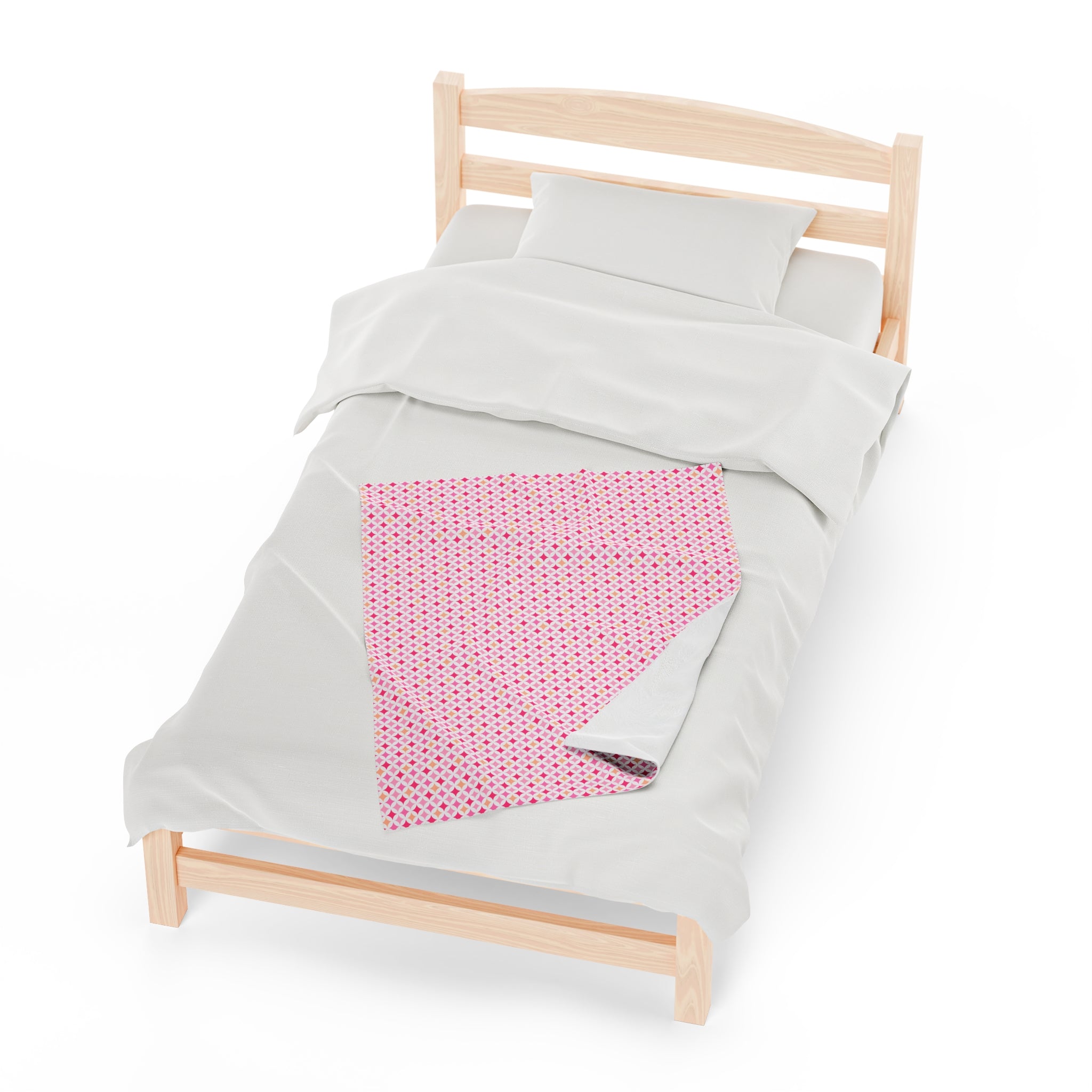 Barbie Pink- Velveteen Plush CuddleLux Bliss Blanket - Creations by Chris and Carlos