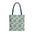 Sol y Alegría (Sun and Joy) Collection- Cactus Succulent Pattern Microfiber Blanket Soft Velveteen Throw for Home & Garden Lovers Floral Folk Art Tote Bag — Teal & Mustard All-Over Print - Creations by Chris and Carlos