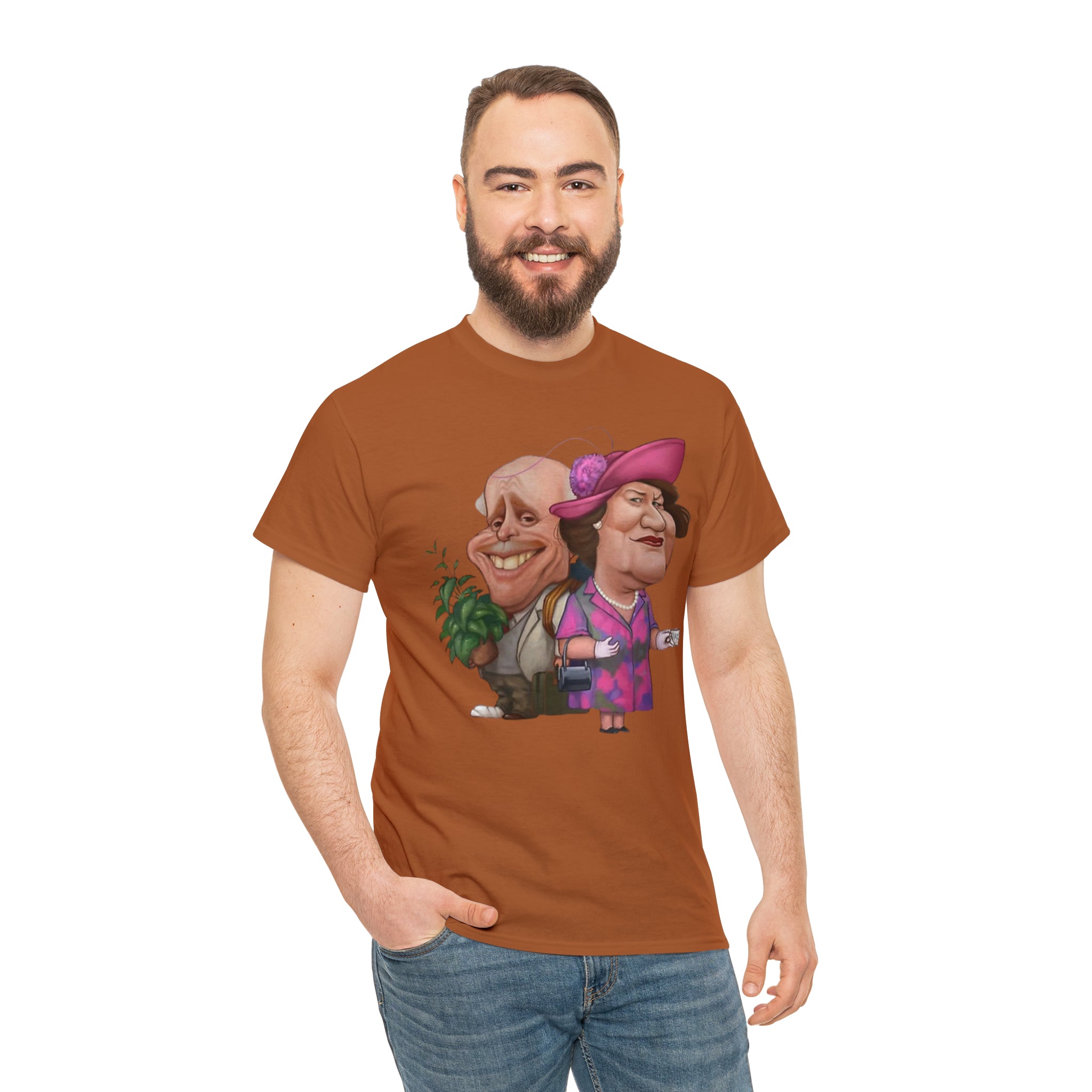Keeping Up Appearances 90's TV Show-Unisex Heavy Cotton T-Shirt - Creations by Chris and Carlos