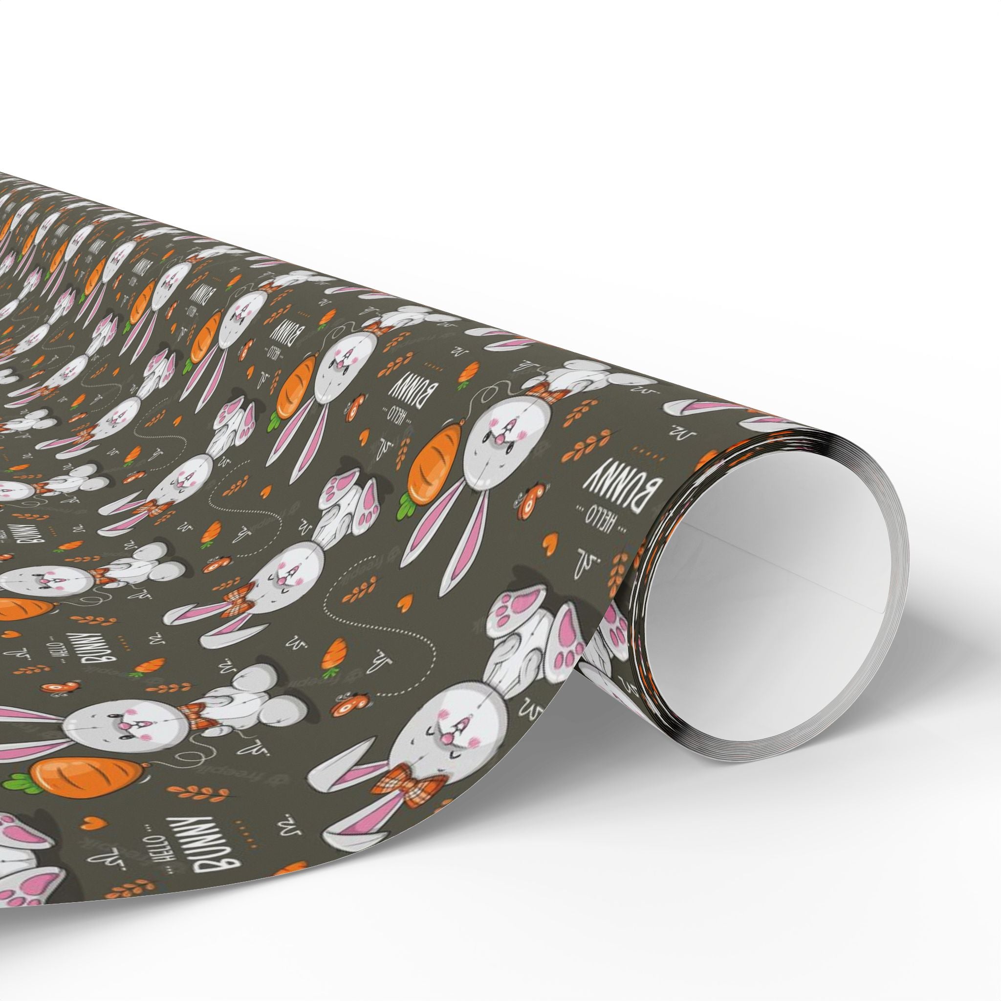 Bunny Pattern Wrapping Paper Roll — Cute Easter Gift Wrap - Creations by Chris and Carlos